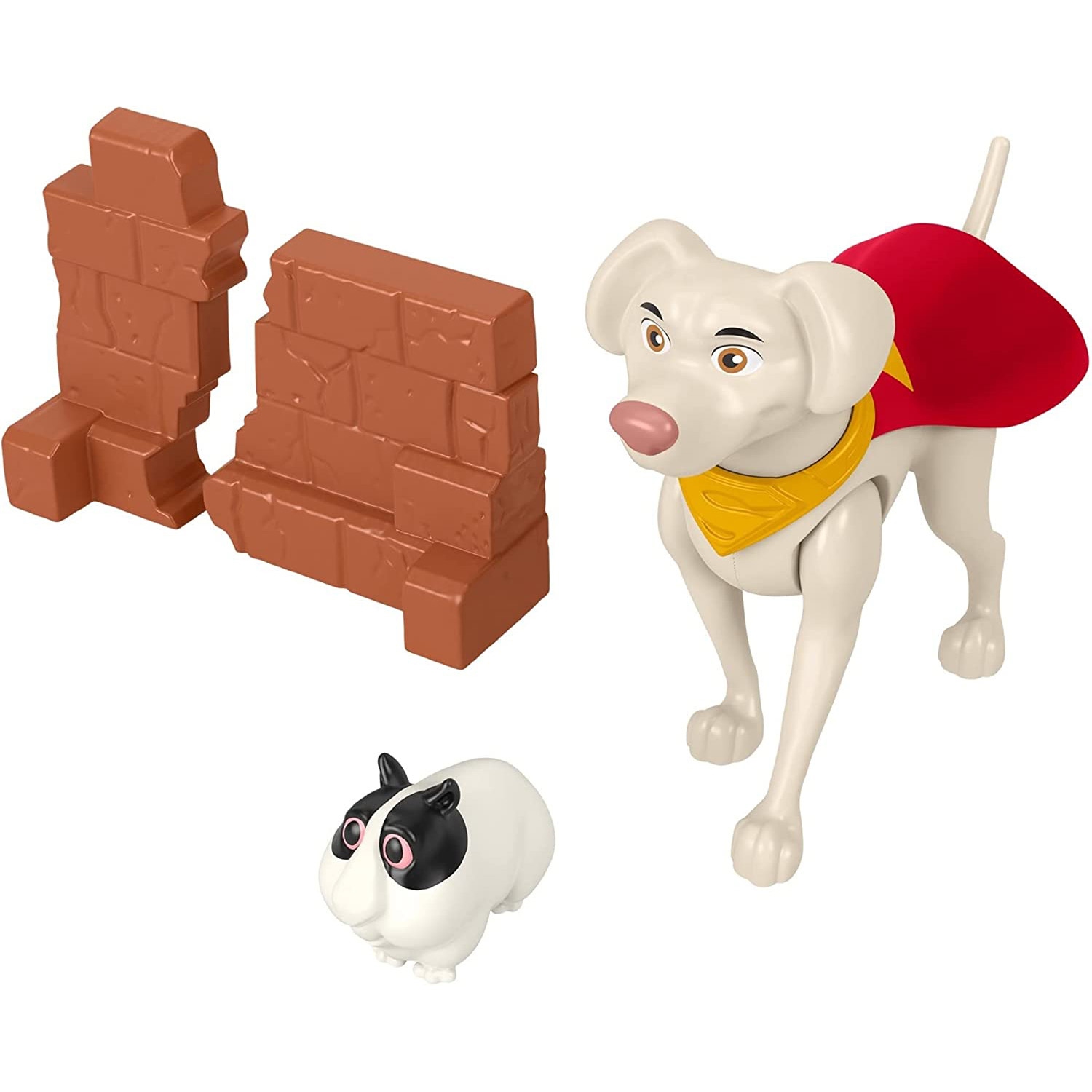 Fisher-Price DC League of Super-Pets Hero Punch Krypto, figure set with dog and accessories