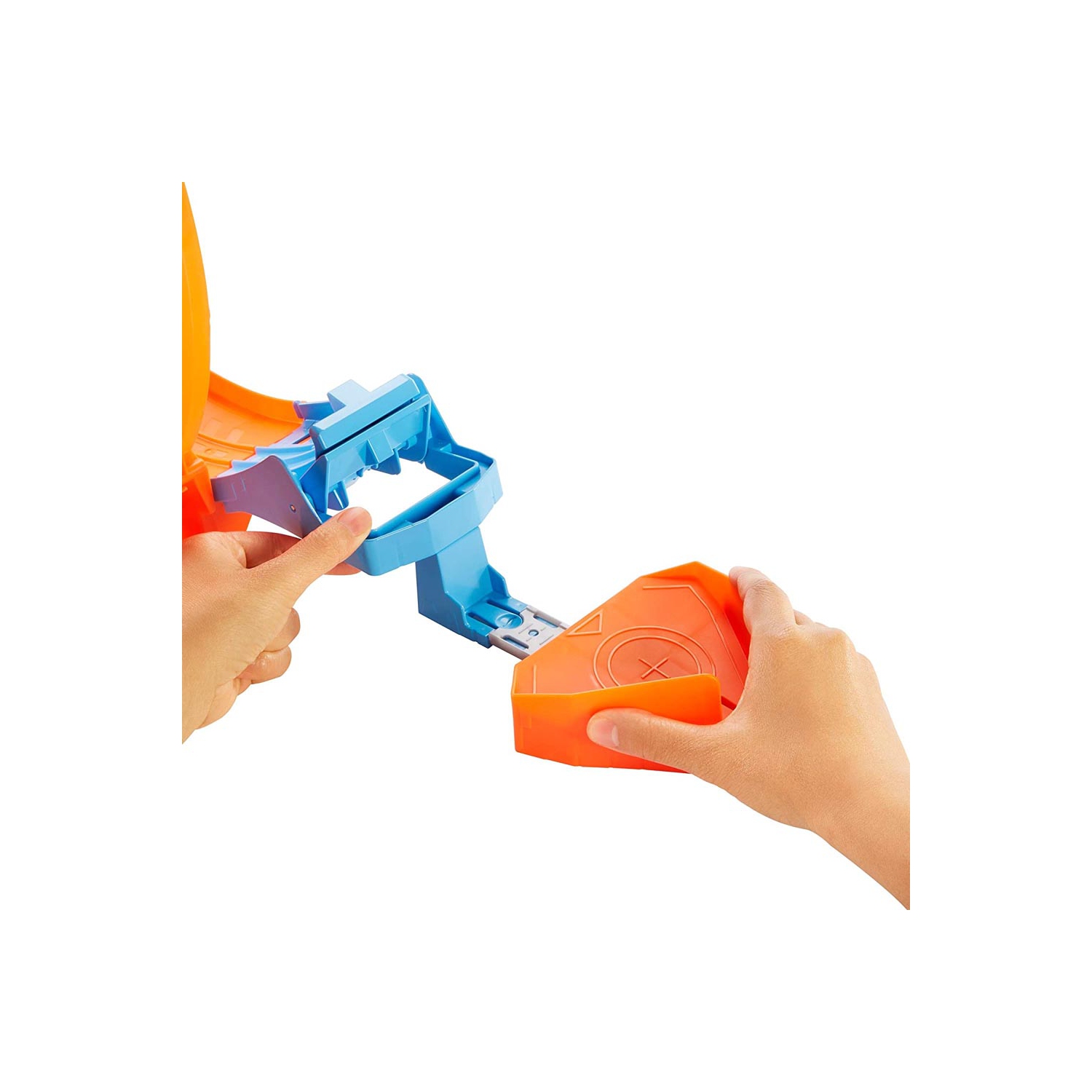 Hot Wheels Loop Stunt Champion Track Set with Dual-Track Loop, Dual Launch