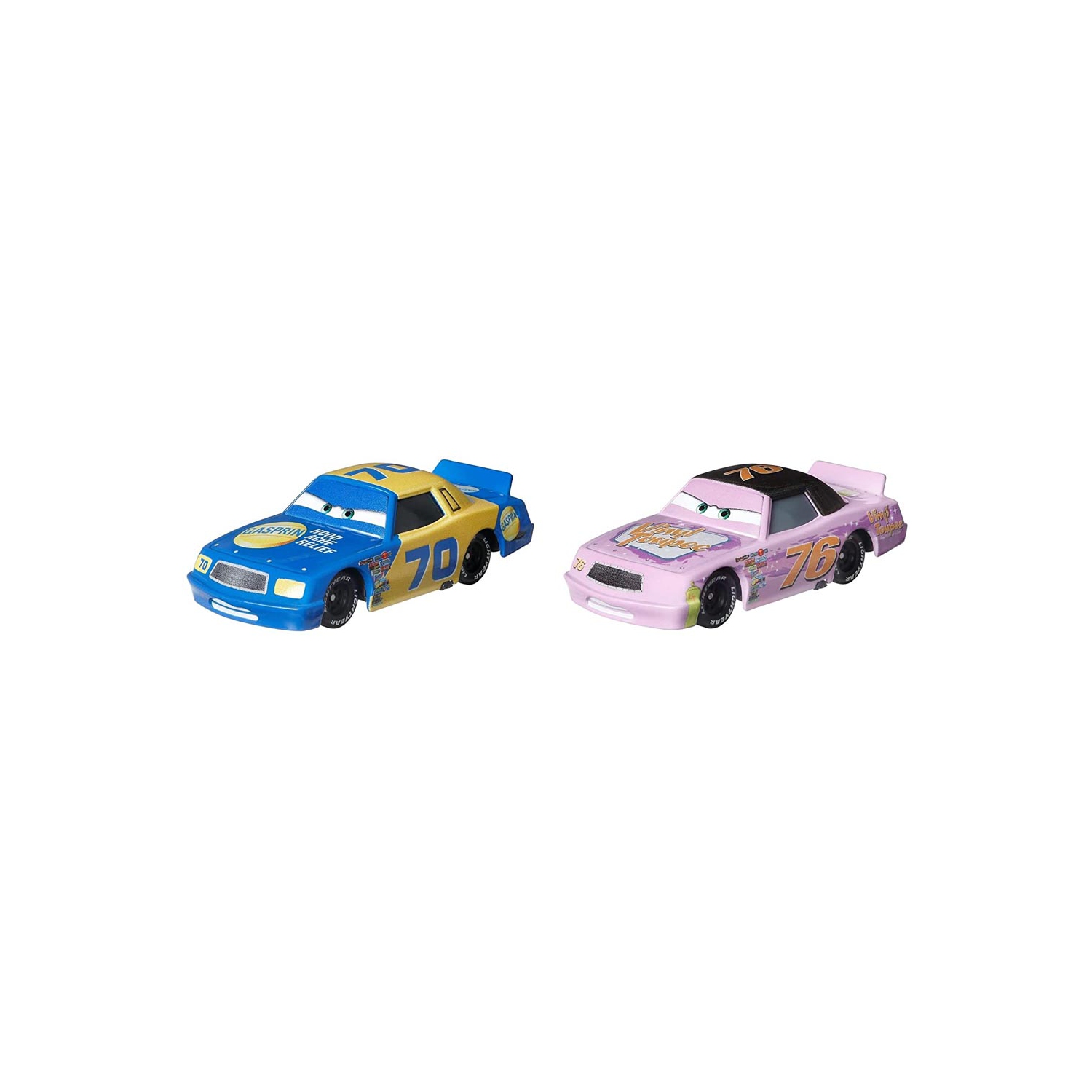 Disney Pixar Cars 3, Floyd Mulvihill & Crusty Rotor 2-Pack, 1:55 Scale Die-Cast