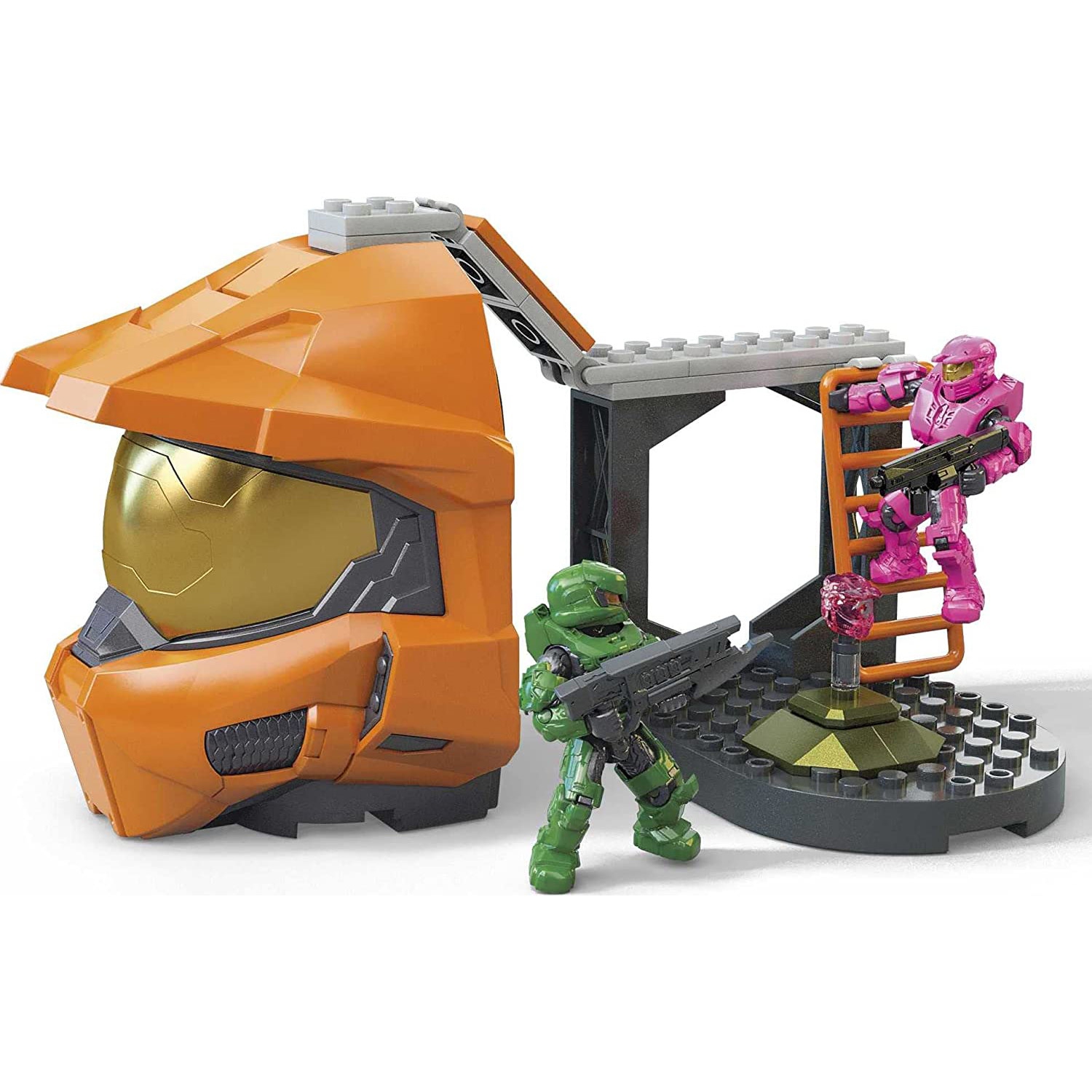 Mega Construx Halo Zone Control Construction Set with Spartan Helmet, Building Toys for Boy