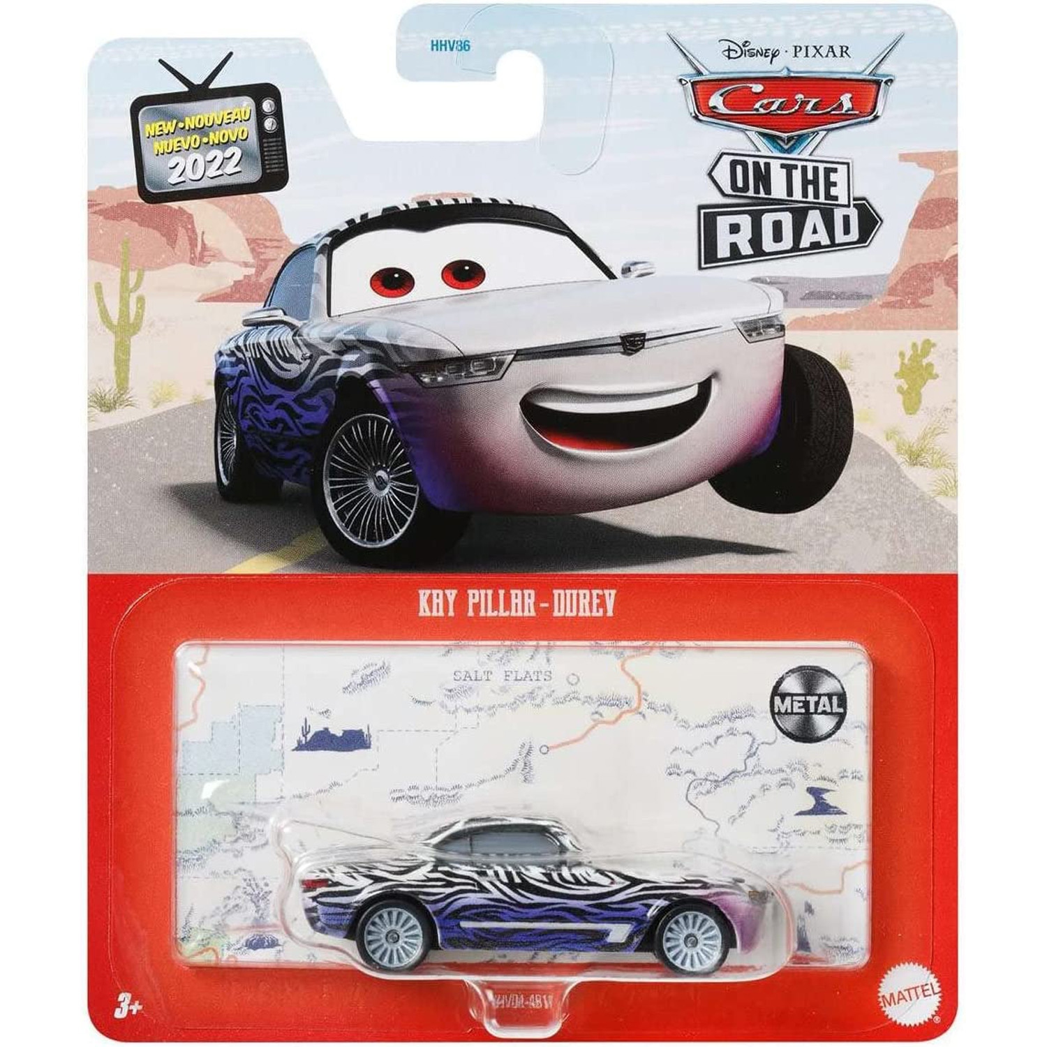 Disney Pixar Cars On The Road Kay Pillar-Durev HHV04 1:55 Scale Die-cast Vehicle