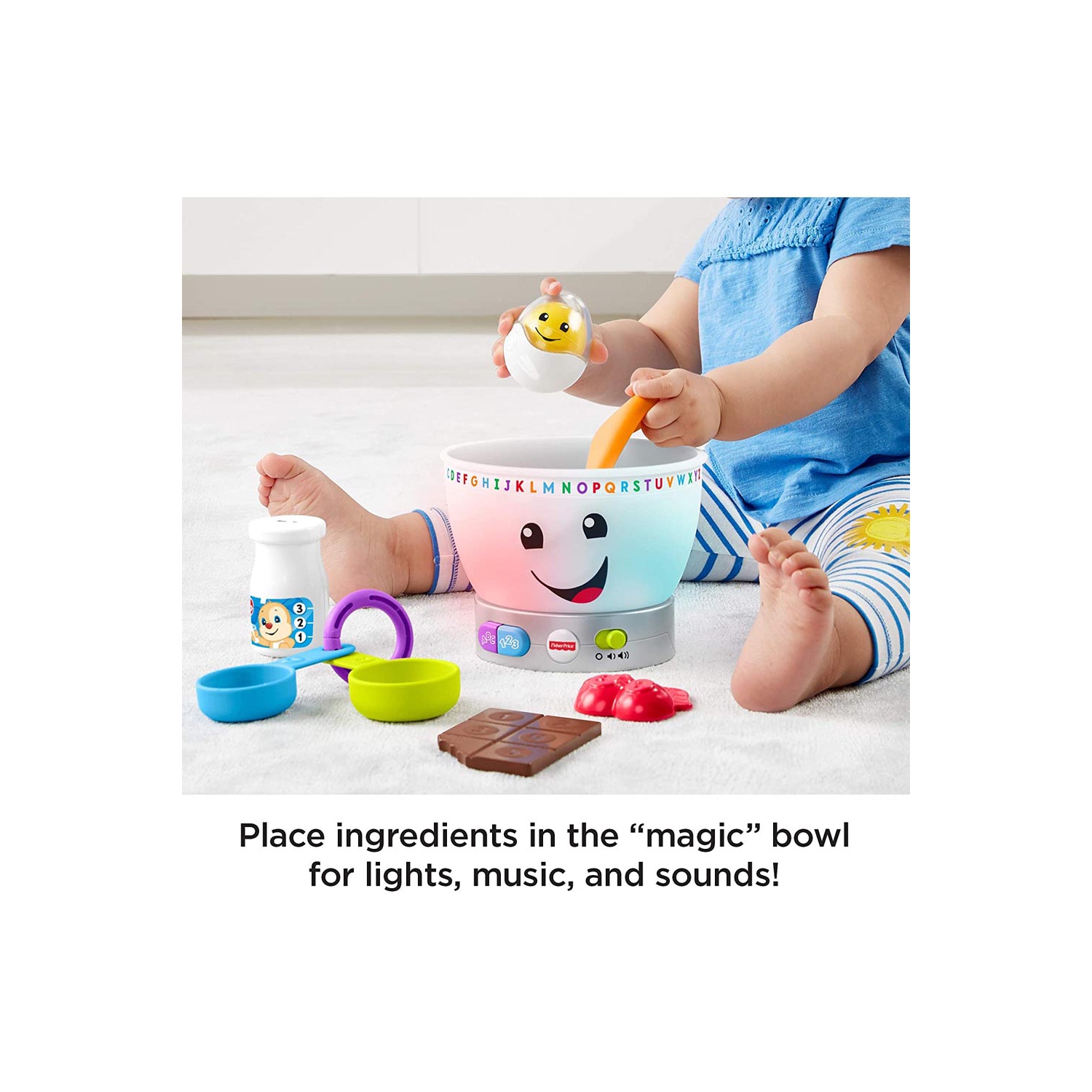 Bol à mélanger de couleurs Rires et Éveil de Fisher-Price