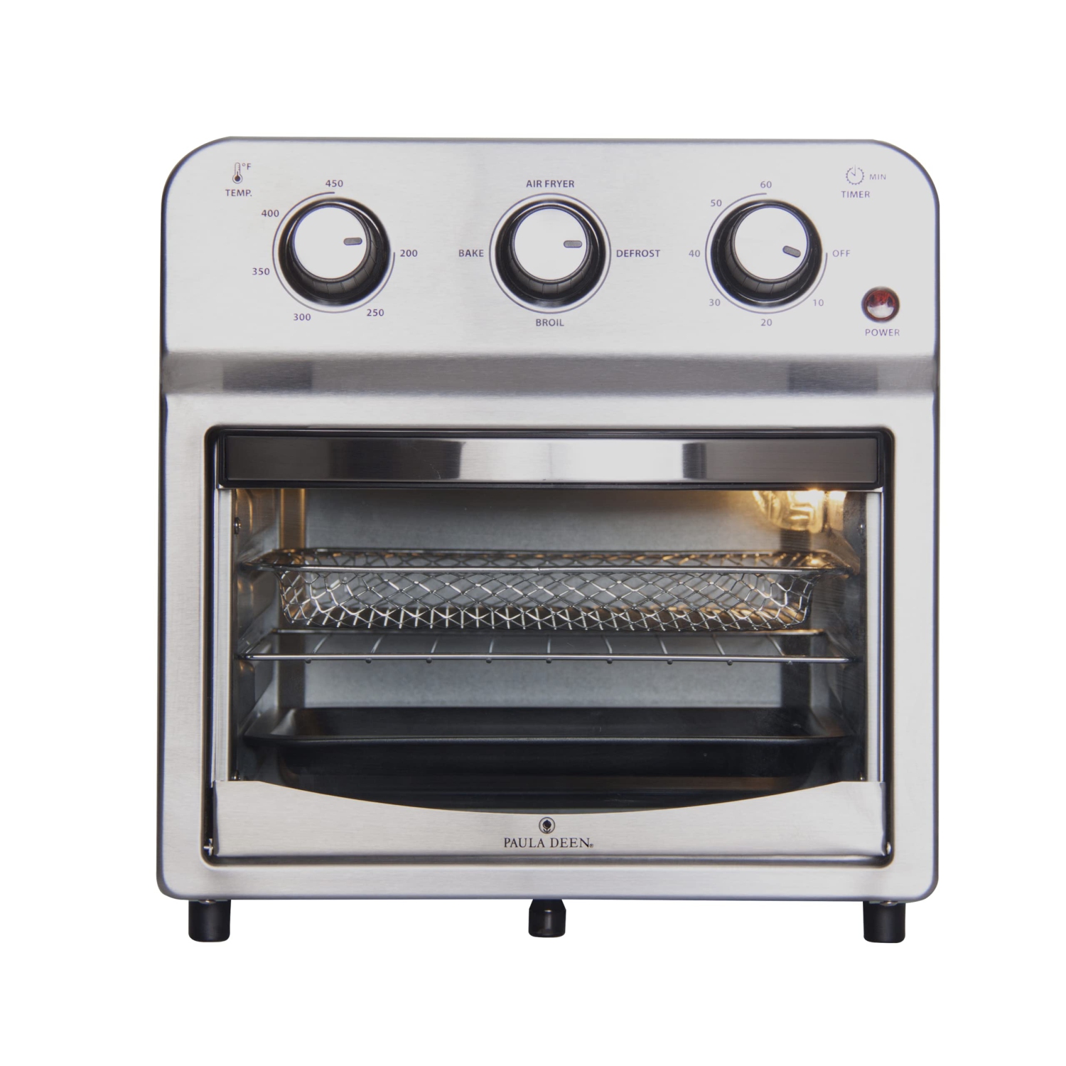 Paula Deen 12.6 Quart Convection Air Fryer Oven - Silver