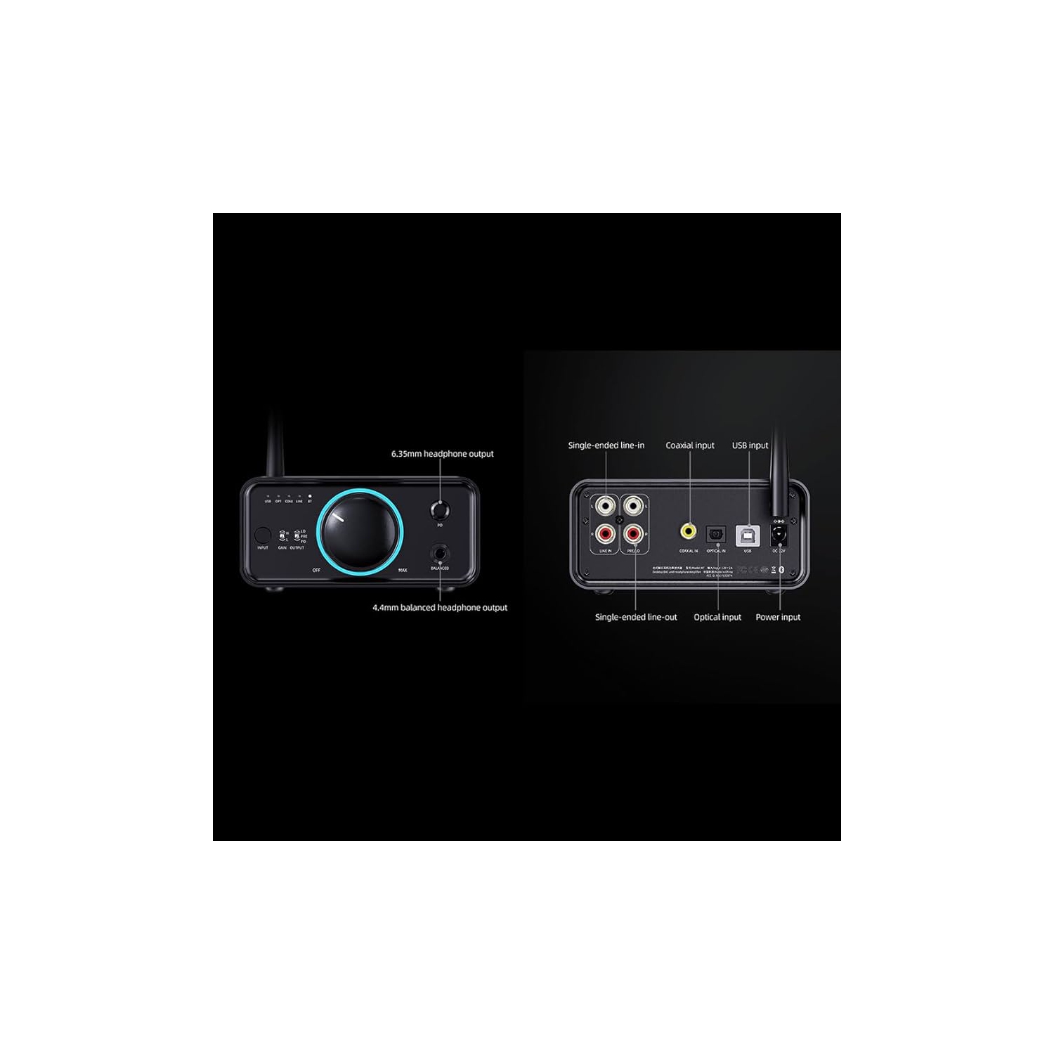 FiiO K7 BT Balanced Desktop Headphone Amp