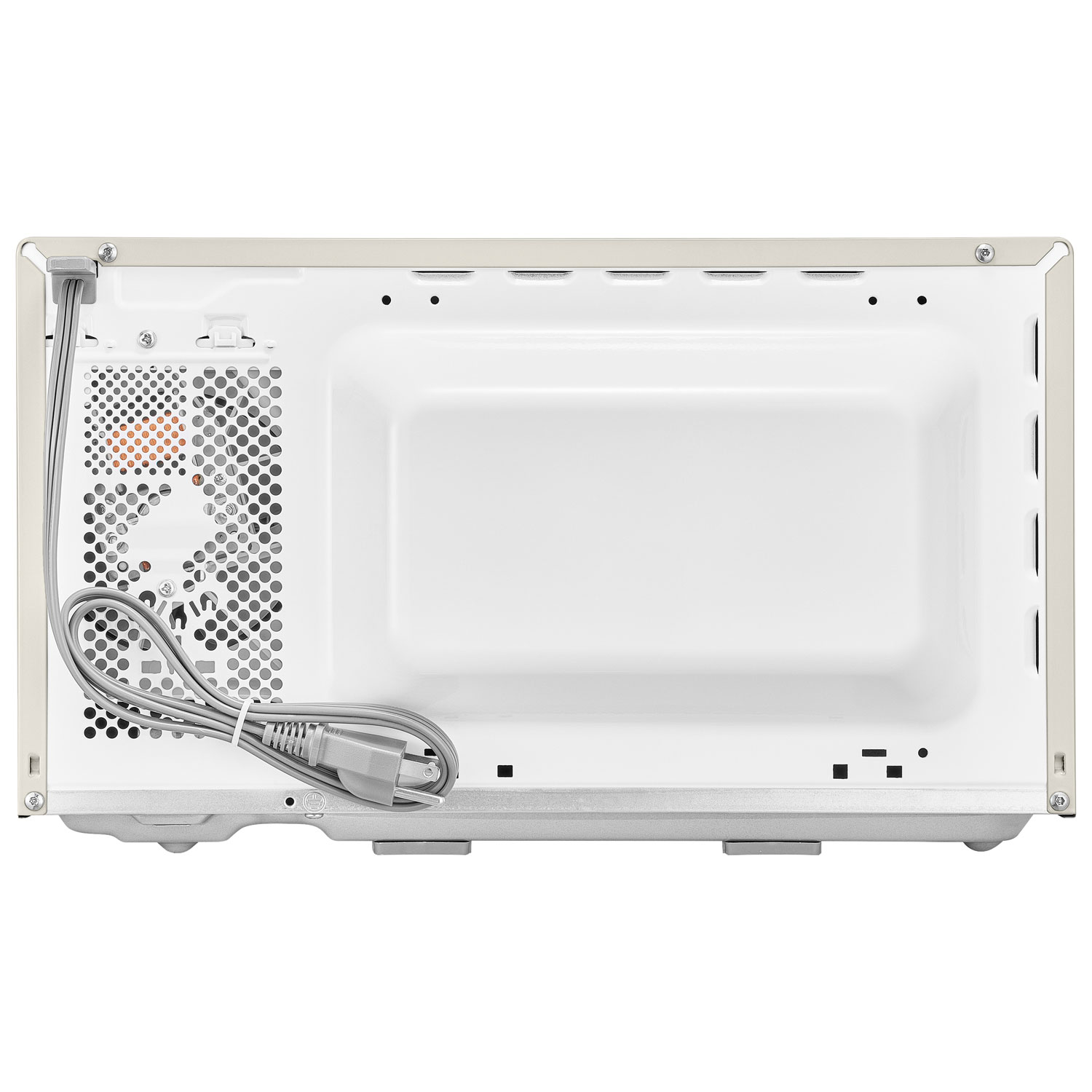 Insignia Retro 0.7 Cu. Ft. Retro Compact Microwave - Cream - Only at Best Buy