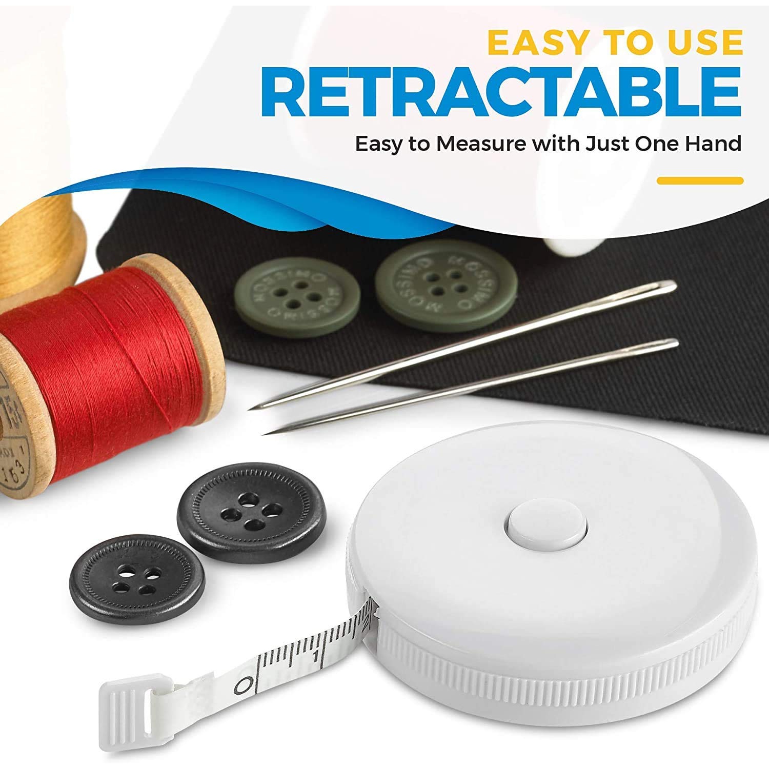 Body Tape Measure - Measuring Tapes for Body and Fat Weight Monitors, (Inches & Cm) Retractable Tape Measure Ruler for Accurate Body Fat Calculate