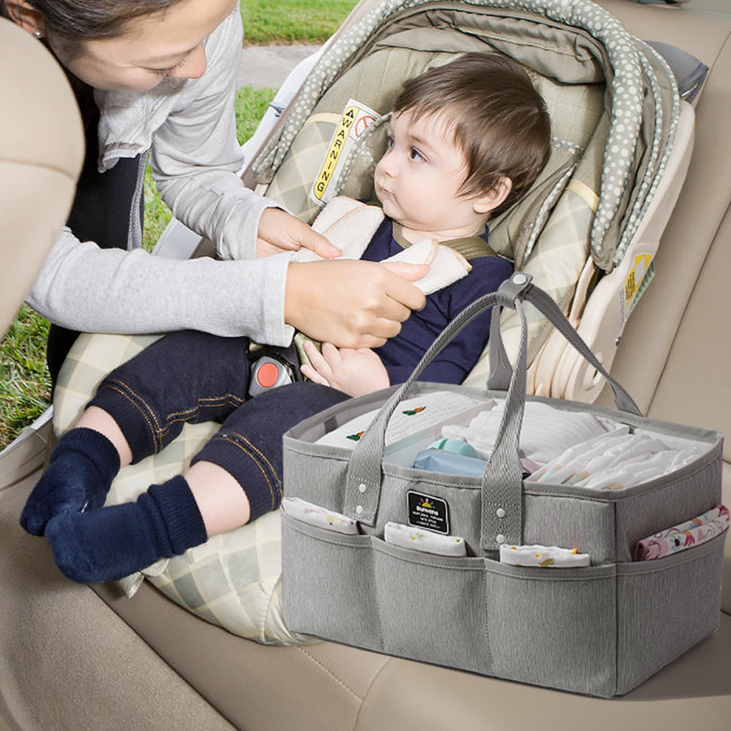 Sunveno Diaper Caddy Organizer