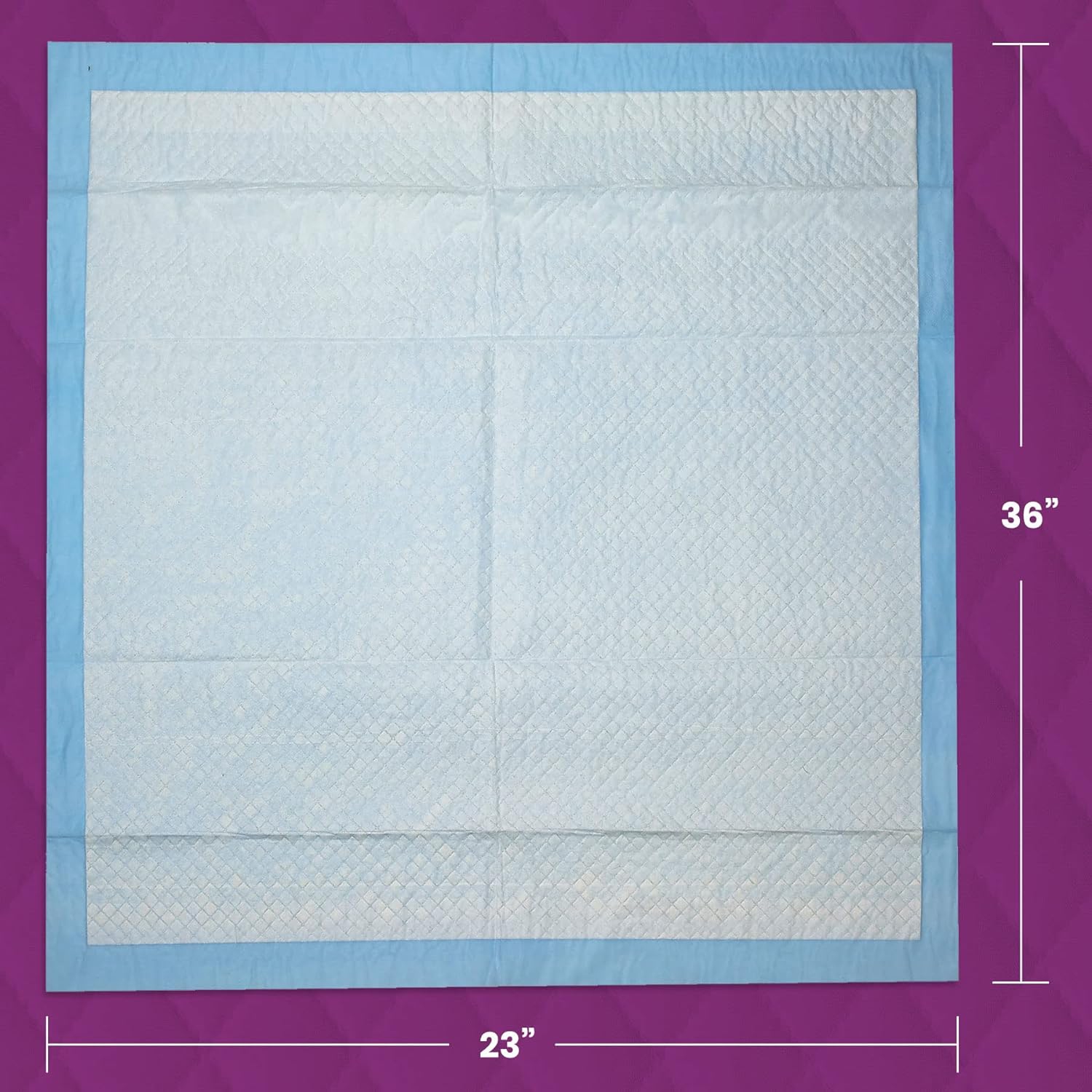 Sous-tapis jetables – serviettes hygiéniques de 23 x 36 po – 45&nbsp;g serviettes à langer épaisses, absorbantes et robustes Protection de l'urine