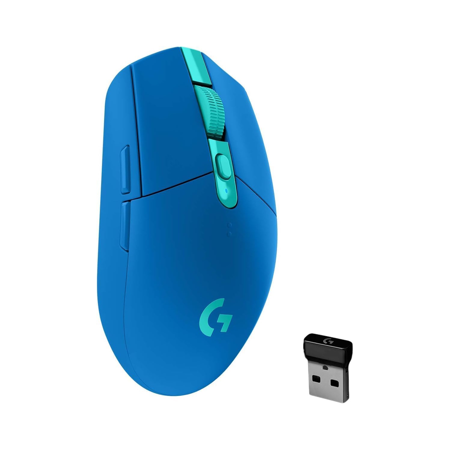 Open Box: Logitech G305 LIGHTSPEED Wireless Gaming Mouse, Hero 12K Sensor, 12,000 DPI, Lightweight, 6 Programmable Buttons, 250h Battery Life, On-Board Memory, PC/Mac - Blue