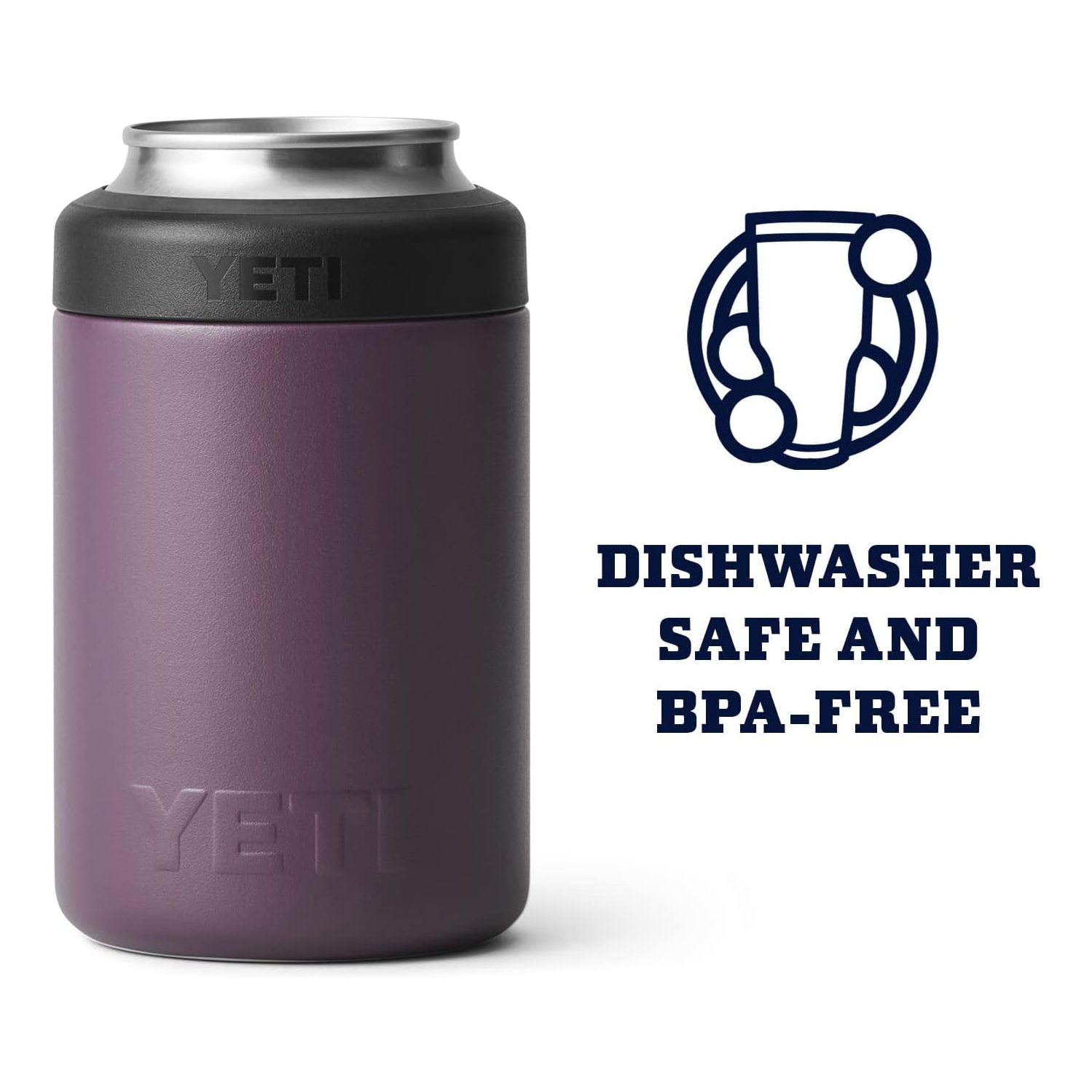 YÉTI Rambler 12&nbsp;oz. Colster Can – isolateur pour canettes de taille standard, violet nordique