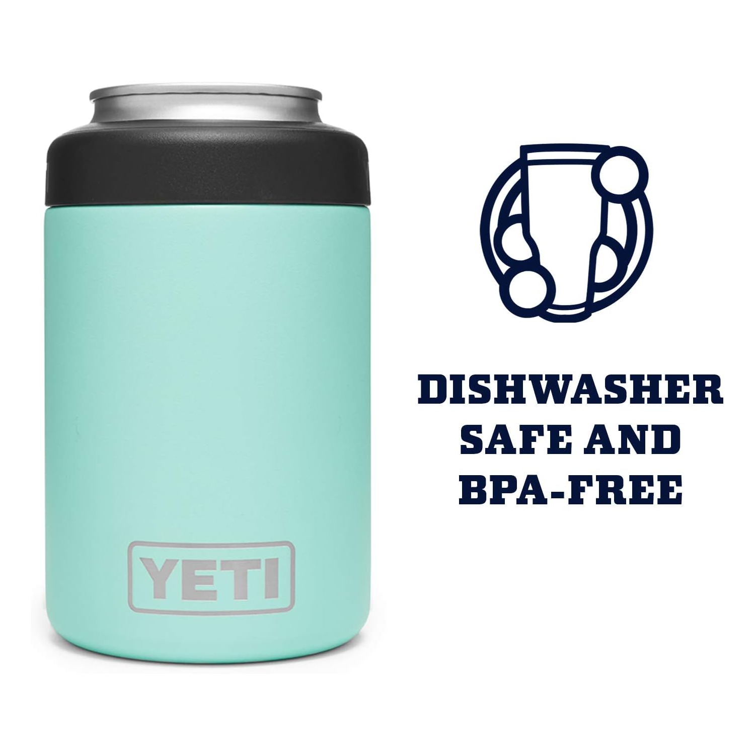 YETI Rambler 12 oz. Colster Can Insulator for Standard Size Cans, Seafoam