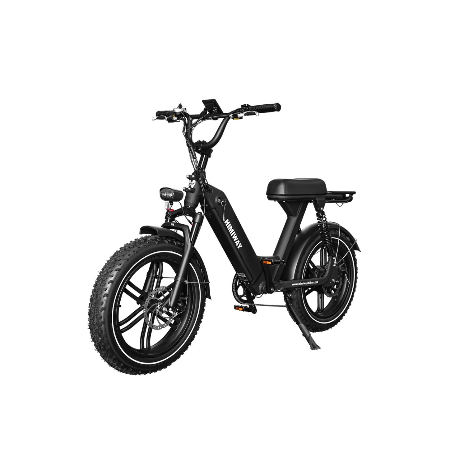 Himiway Escape Pro 750W Electric Bike - Powerful E-Moped for Adults, 30-50 Miles Battery Range, 25 MPH Speed, Full Suspension, Black