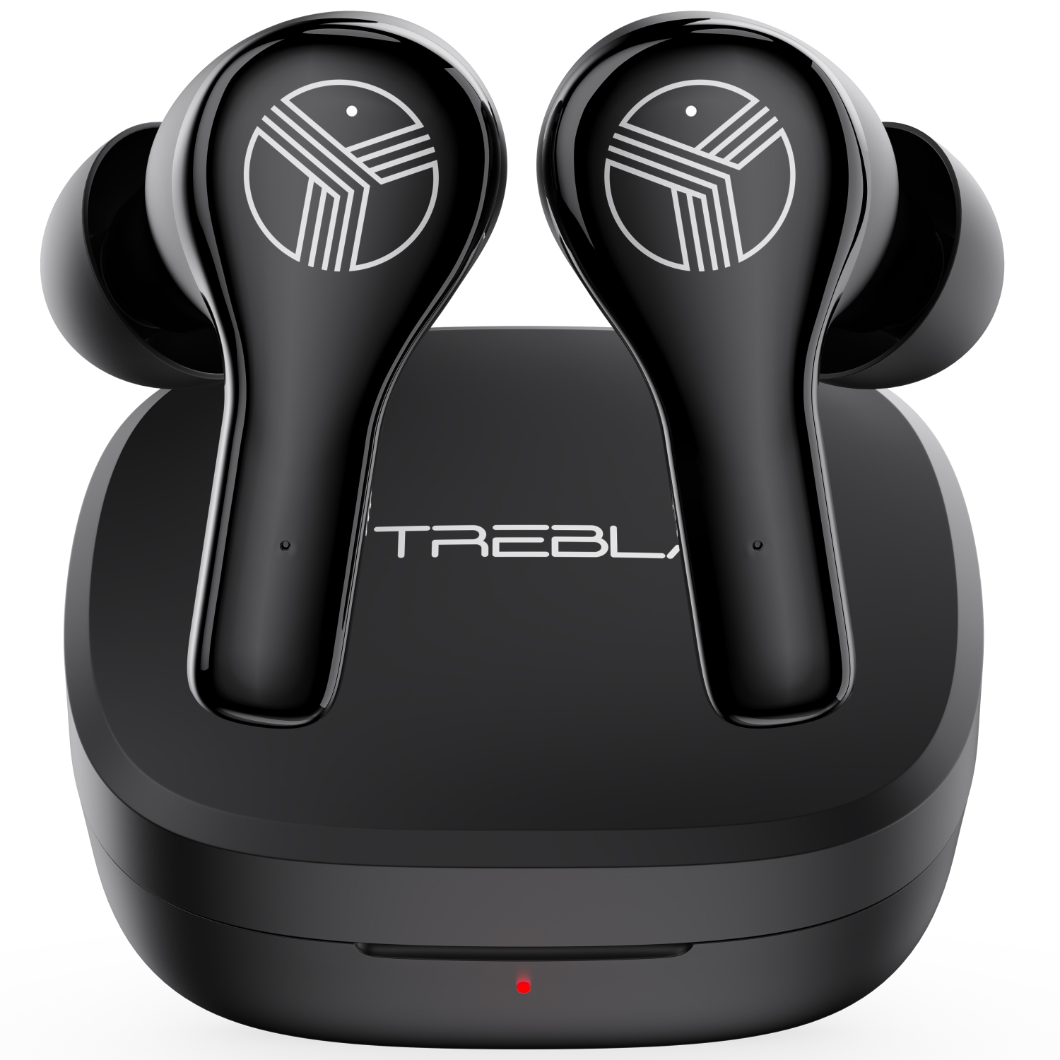 TREBLAB WX8 - True Wireless Earbuds, IPX8 Waterproof Earbuds with up 28H of Play Time, Bluetooth Headphones w/Touch Control and Noise Isolation, Charging Case w/Wireless Charging,