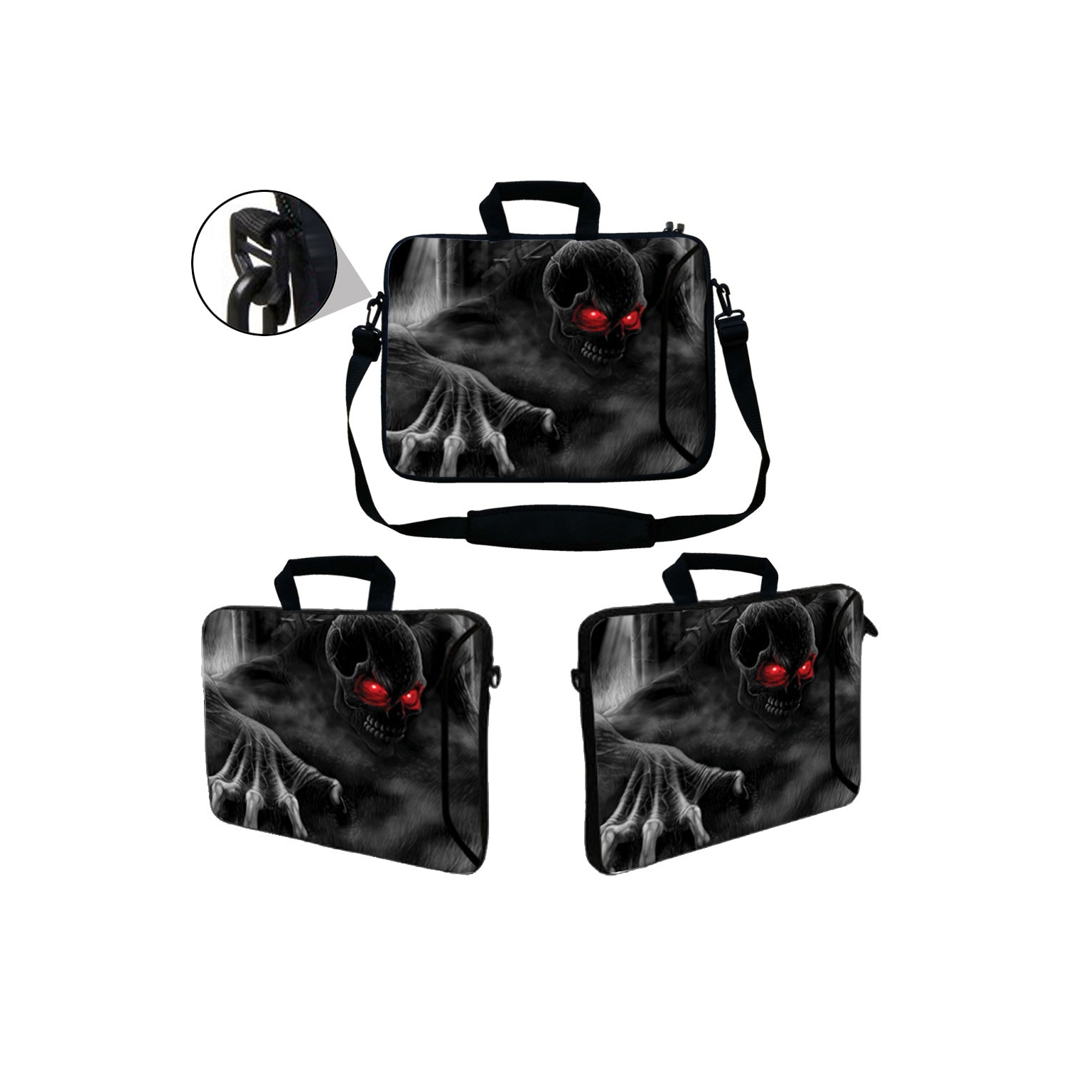 Sac à portable LSS 15,6&nbsp;po avec pochette latérale supplémentaire, poignée de transport souple et bandoulière amovible pour 14 po 15 po 15,4 po