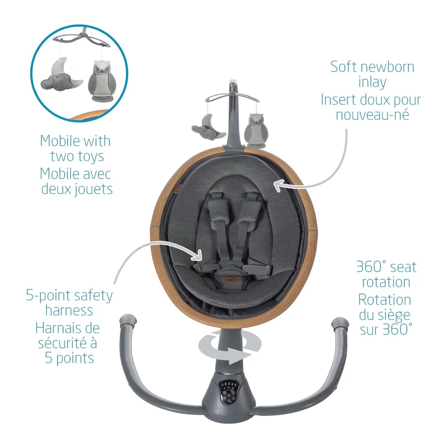 Maxi Cosi Cassia Swing - Classic Graphite