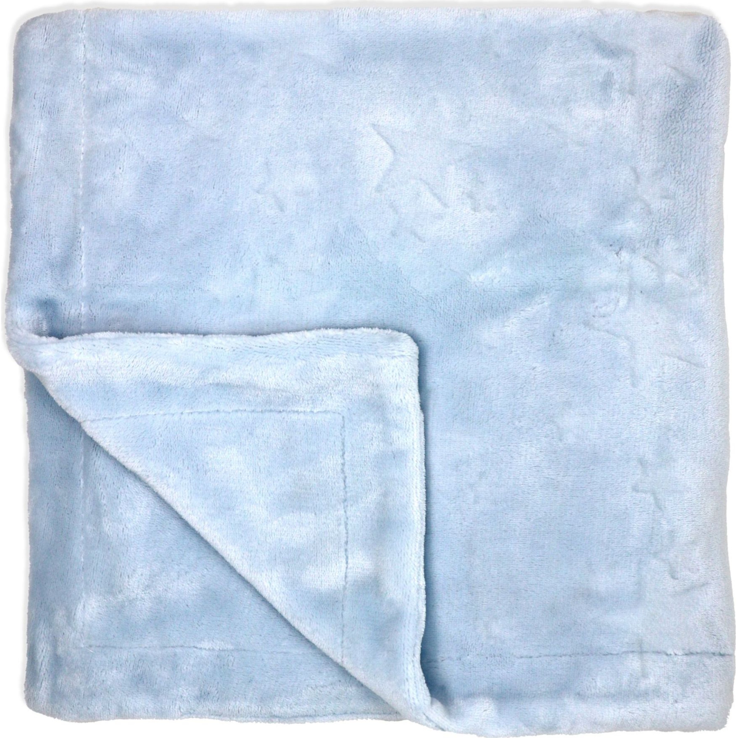 Amor Bebe Sculpted Fleece Blanket - Blue Stars