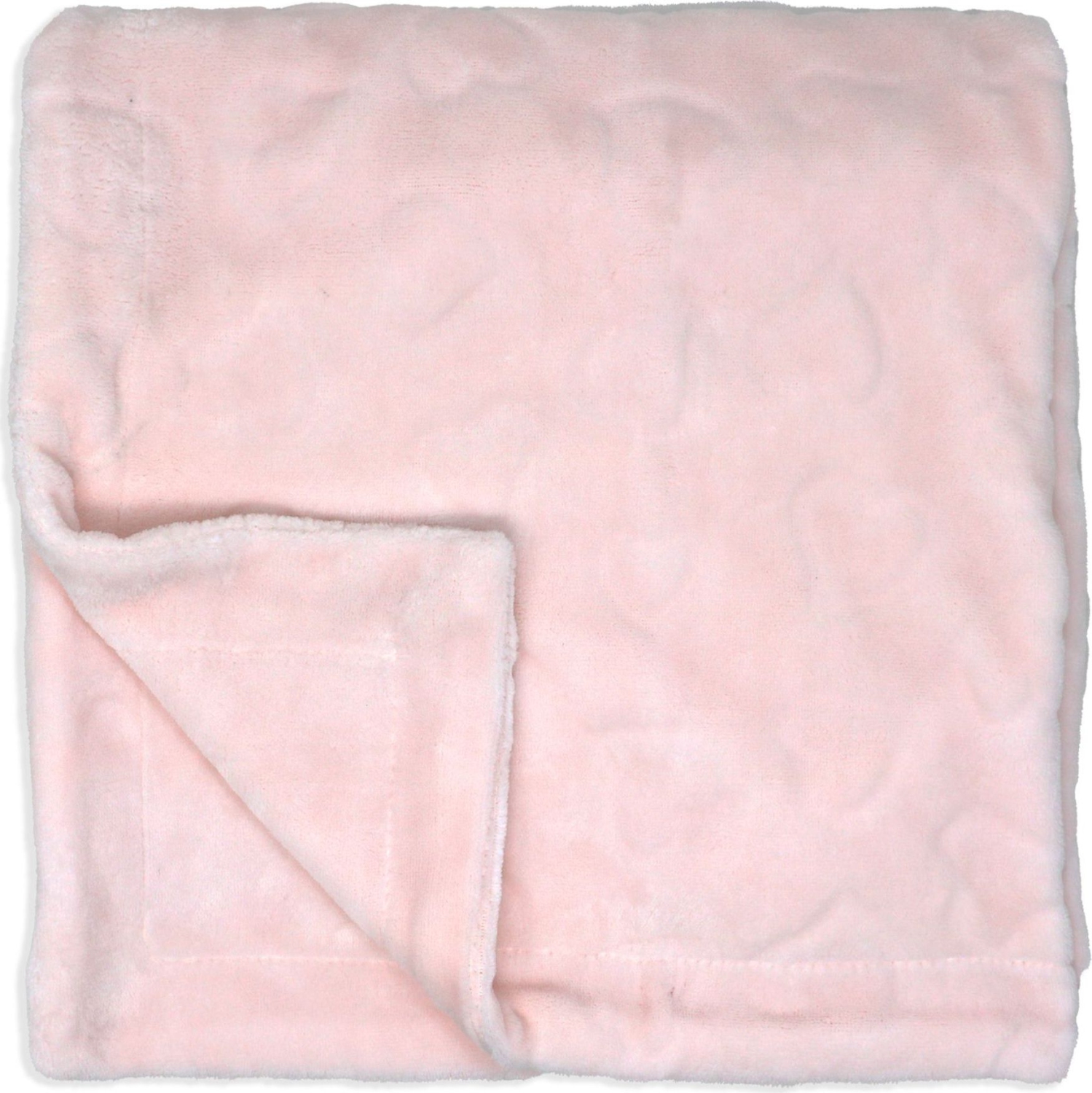 Amor Bebe Sculpted Fleece Blanket - Pink Hearts