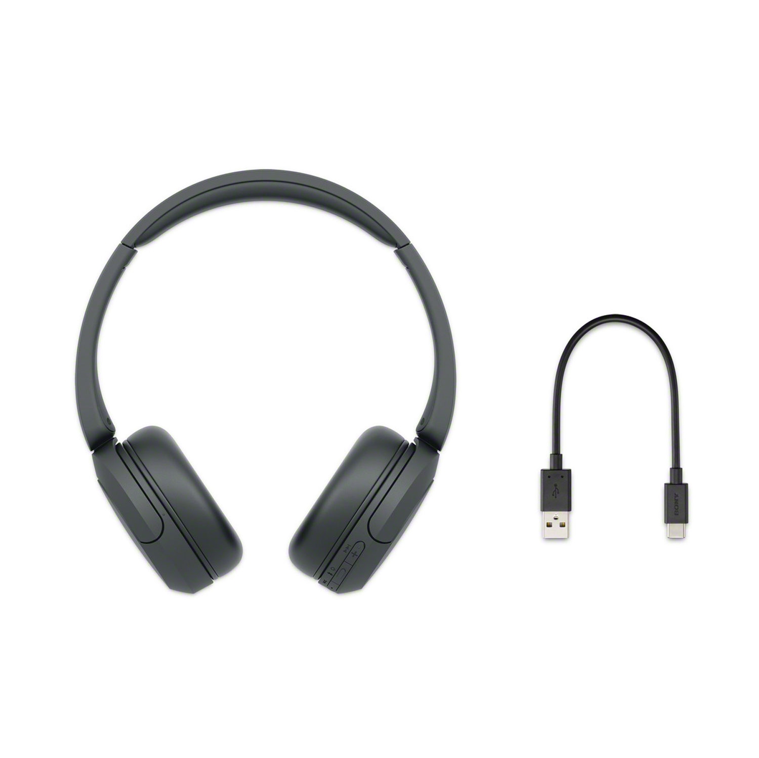 Boîte ouverte - Casque d'écoute Bluetooth WH-CH520 de Sony avec microphone - Noir