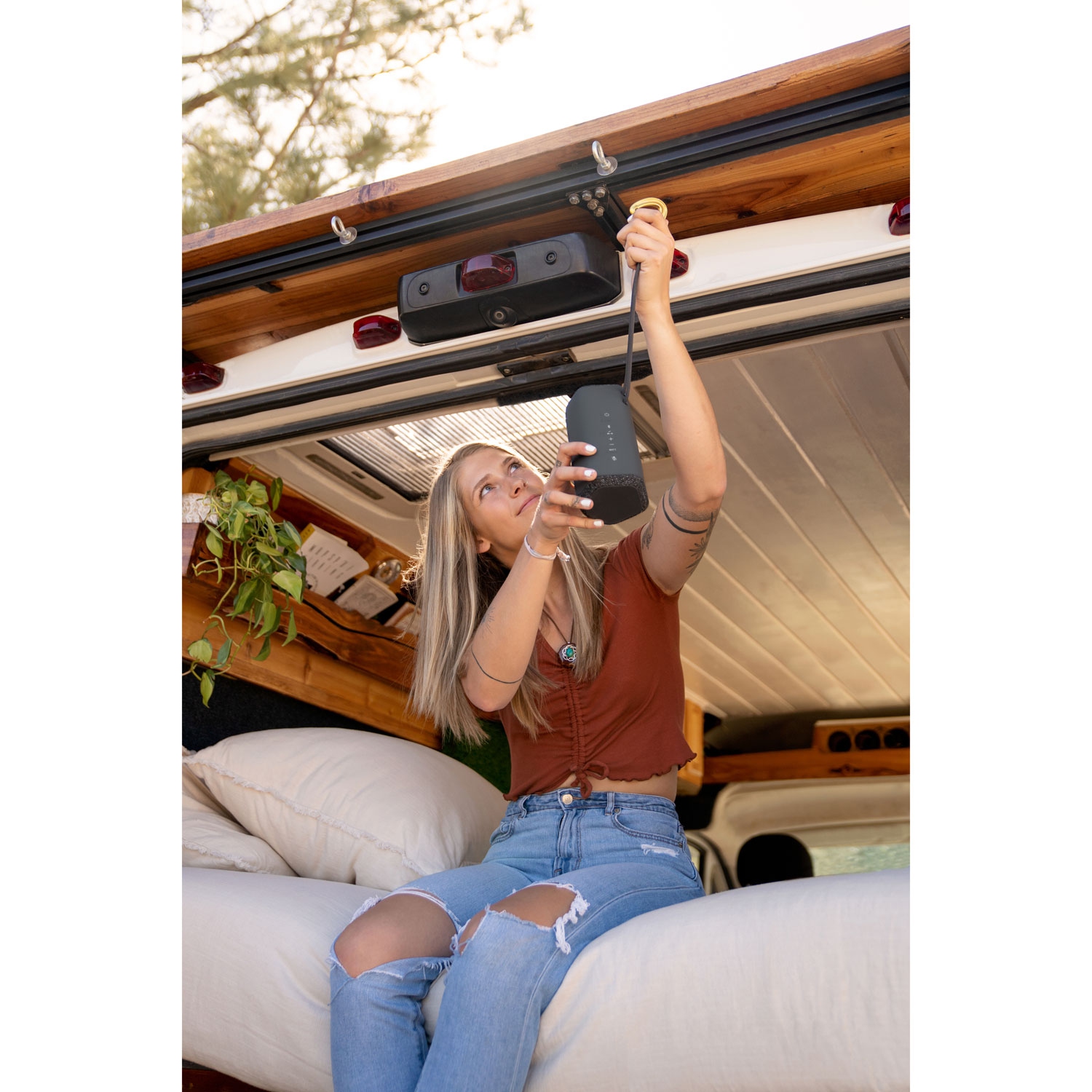 Boîte ouverte - haut-parleur sans fil Bluetooth SRS-XE200 de Sony - Orange