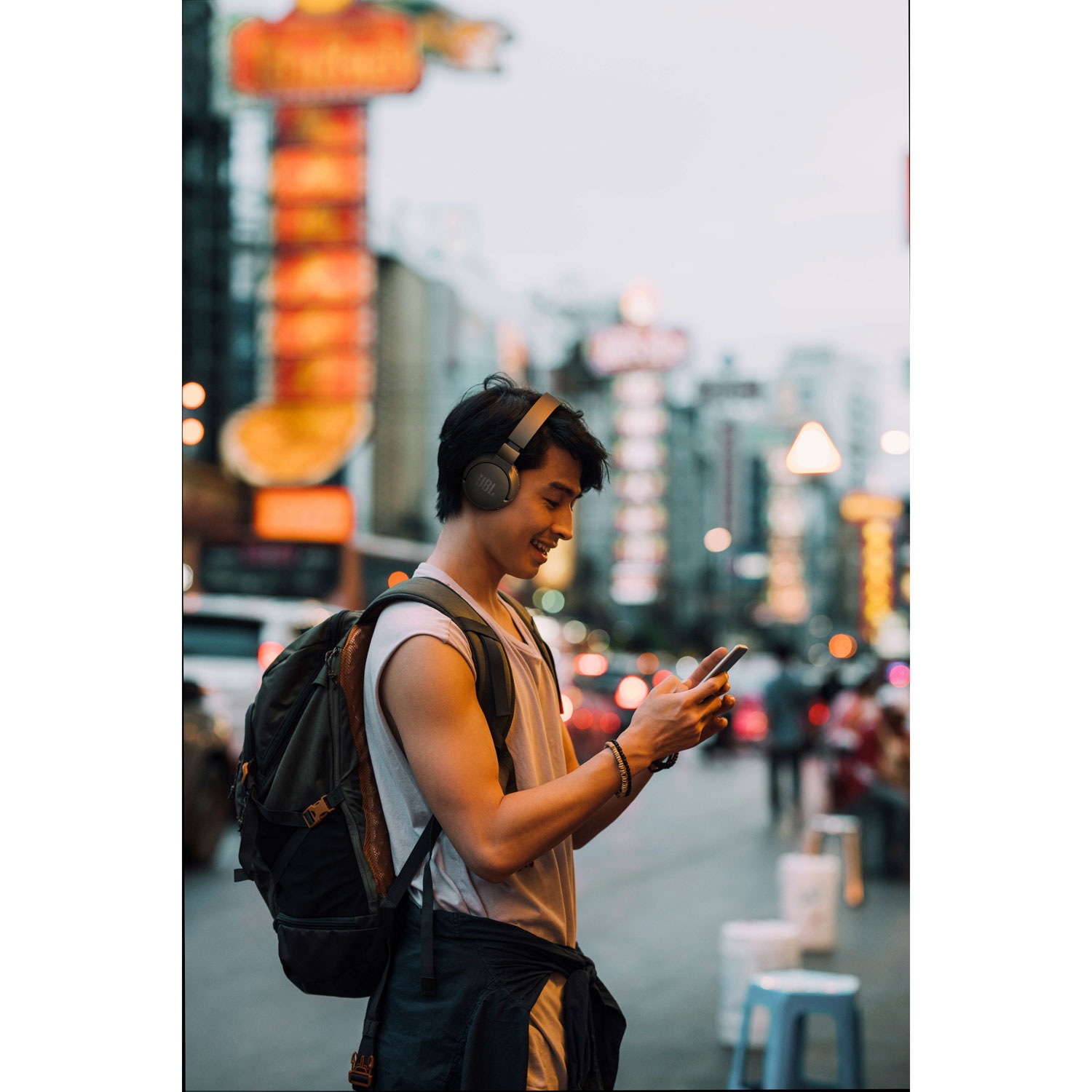 Boîte ouverte - Casque d'écoute Bluetooth à suppression du bruit Tune 660NC de JBL - Noir