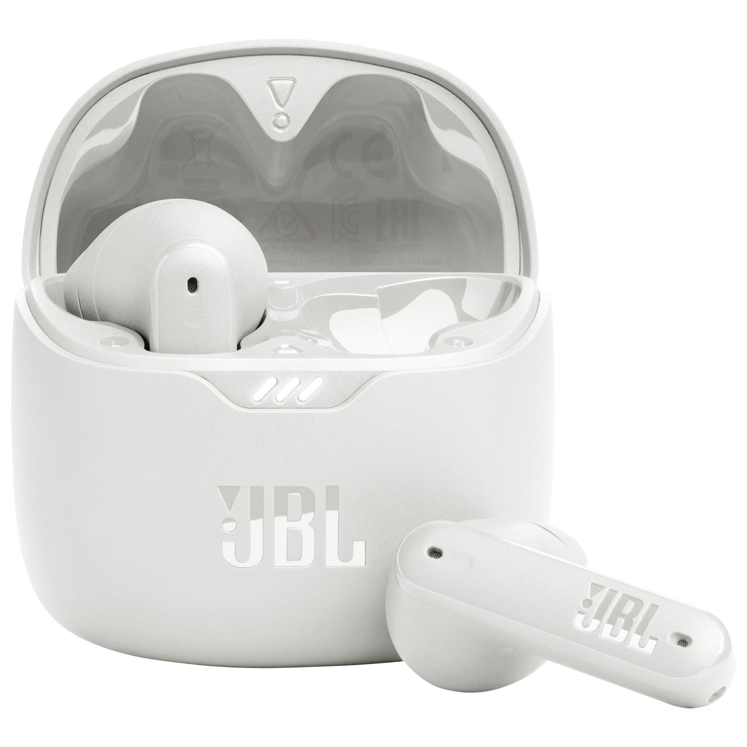 Open Box - JBL Tune Flex In-Ear Noise Cancelling True Wireless Earbuds - White