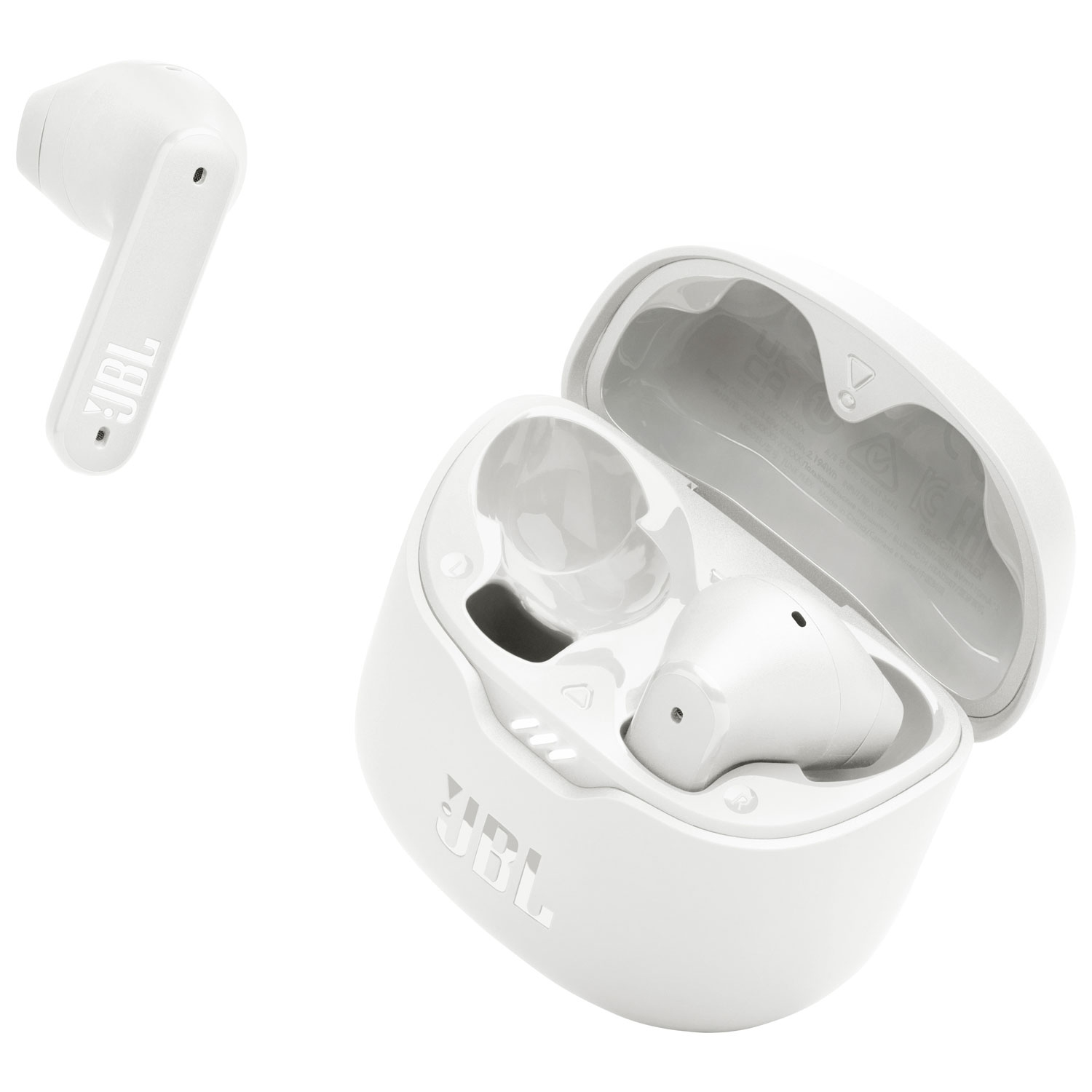 Open Box - JBL Tune Flex In-Ear Noise Cancelling True Wireless Earbuds - White