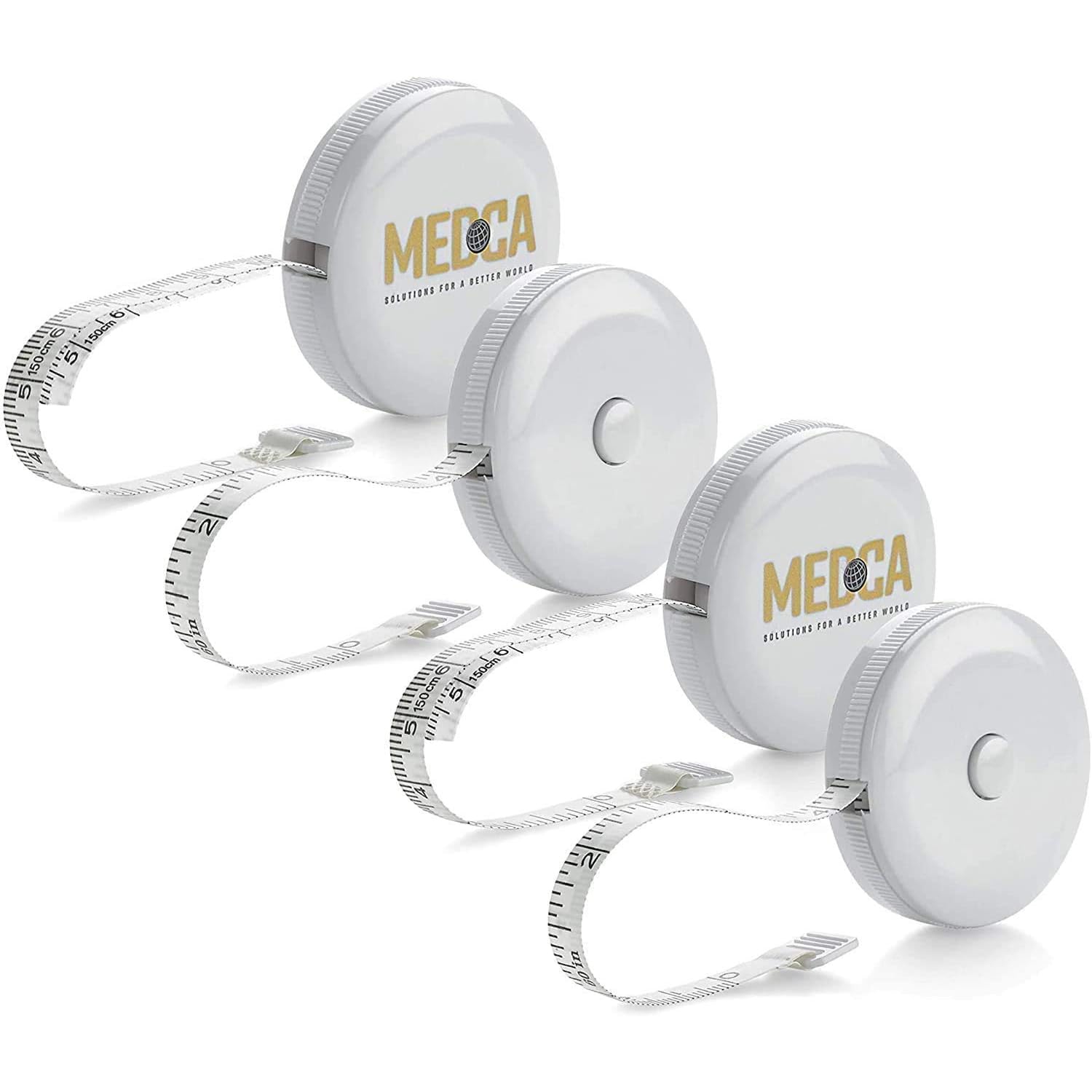 Medca Body Tape Measure - Measuring Tape for Body and Body Fat Measuring Device Fitness & Weight Monitors, Retractable Tapes Measure Ruler for