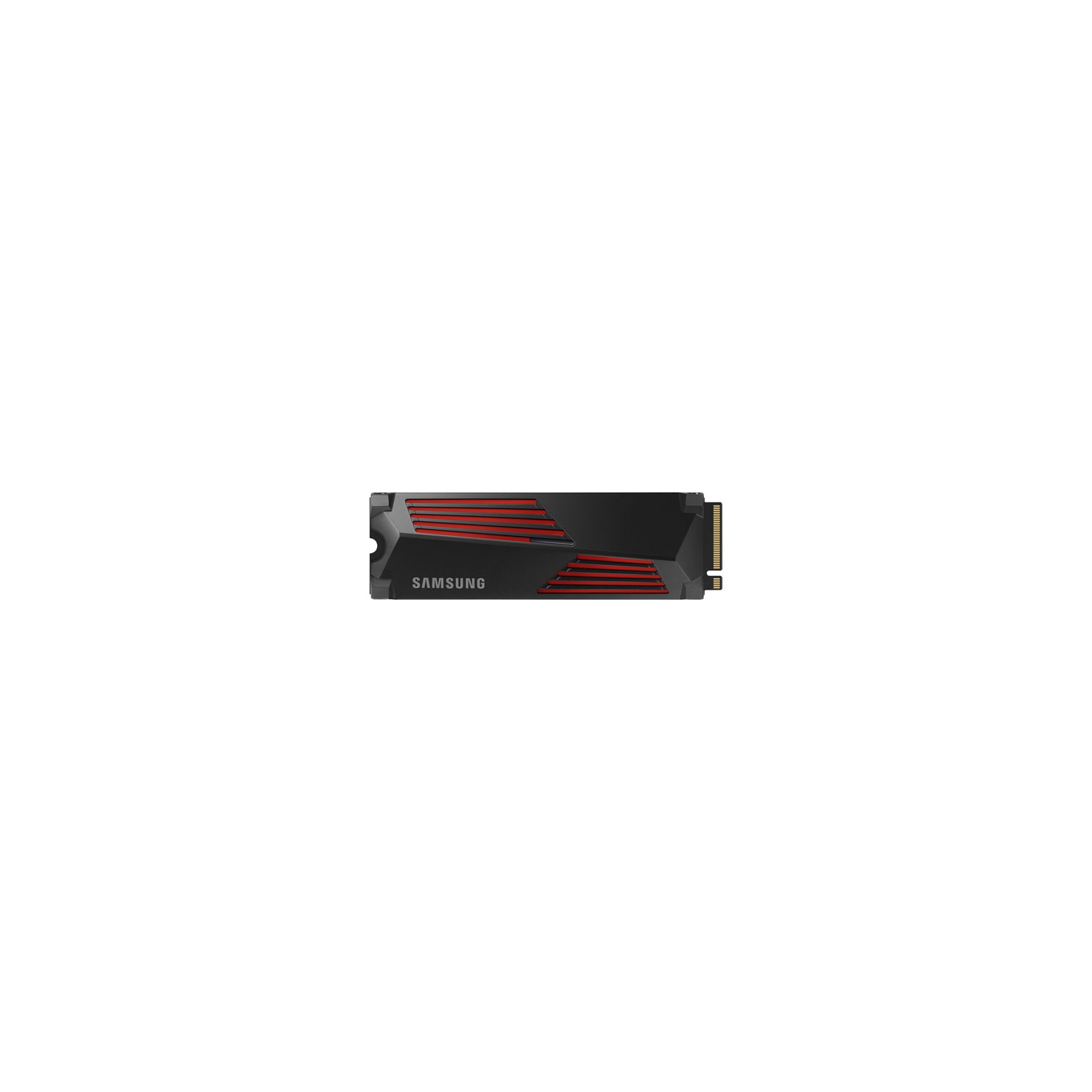 Refurbished (Good) Samsung 990PRO 1TB NVMe PCI-e Internal Solid State Drive with Heatsink (MZ-V9P1T0CW) - Black/Red