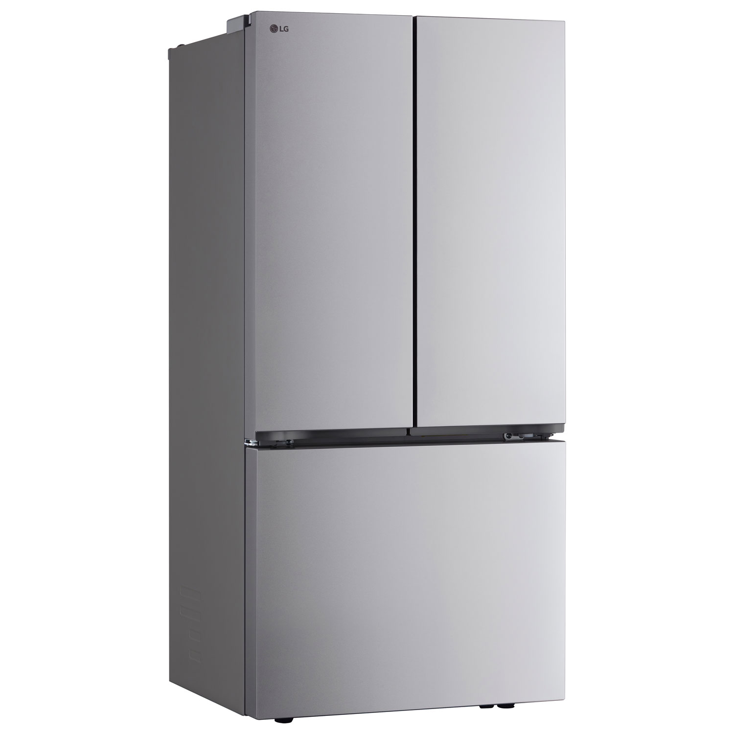LG 33" 21 Cu. Ft. Counter-Depth French Door Refrigerator with Ice Dispenser - Stainless Steel