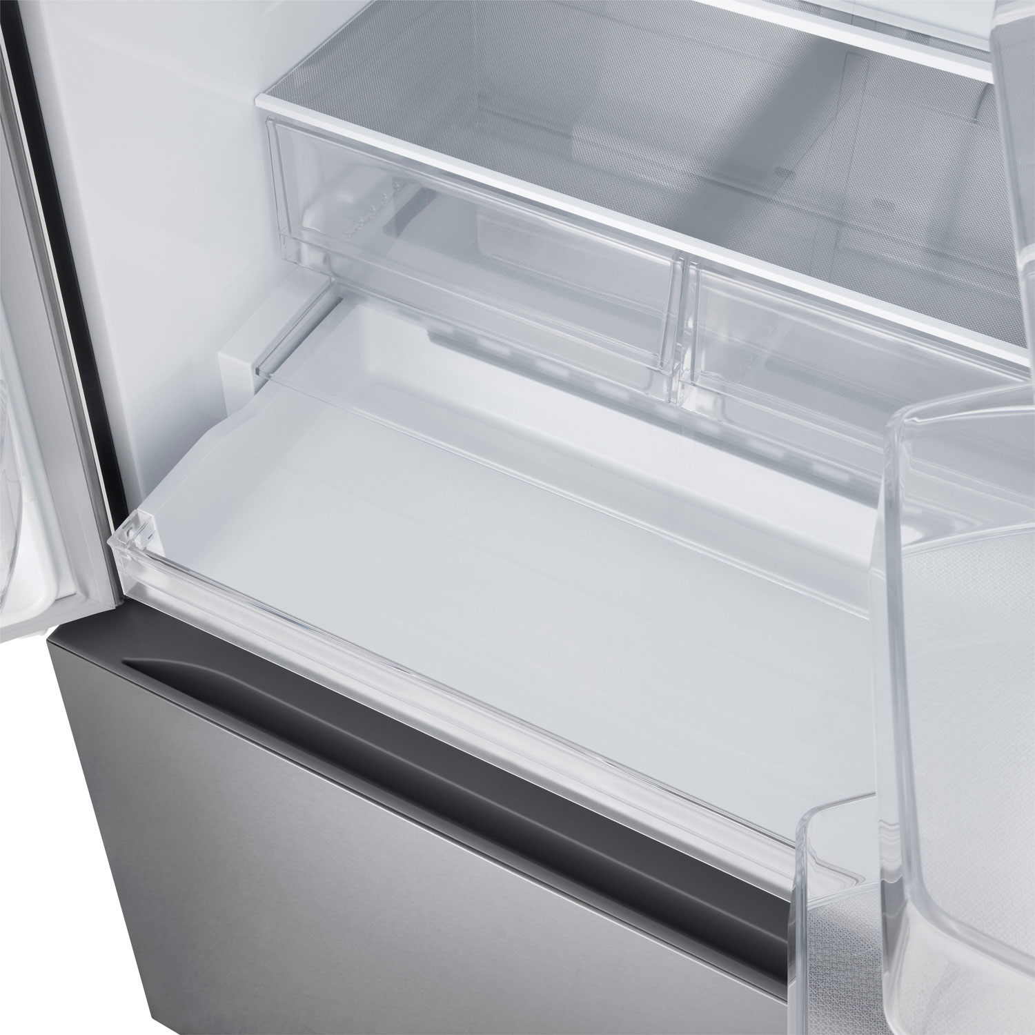 LG 33" 21 Cu. Ft. Counter-Depth French Door Refrigerator with Ice Dispenser - Stainless Steel