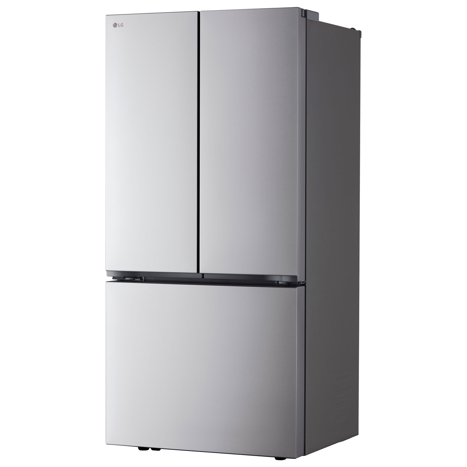 LG 33" 21 Cu. Ft. Counter-Depth French Door Refrigerator with Ice Dispenser - Stainless Steel