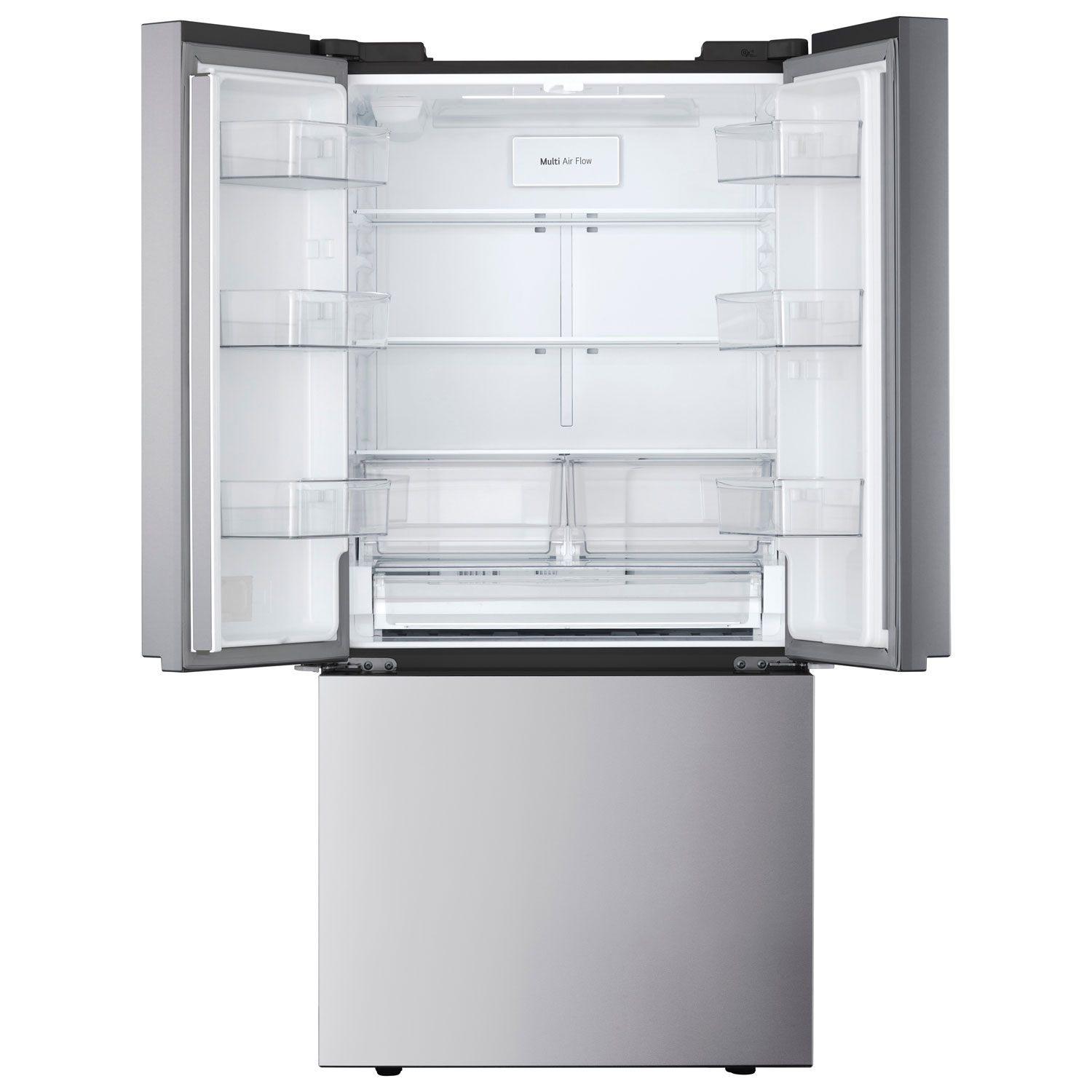 LG 33" 21 Cu. Ft. Counter-Depth French Door Refrigerator with Ice Dispenser - Stainless Steel