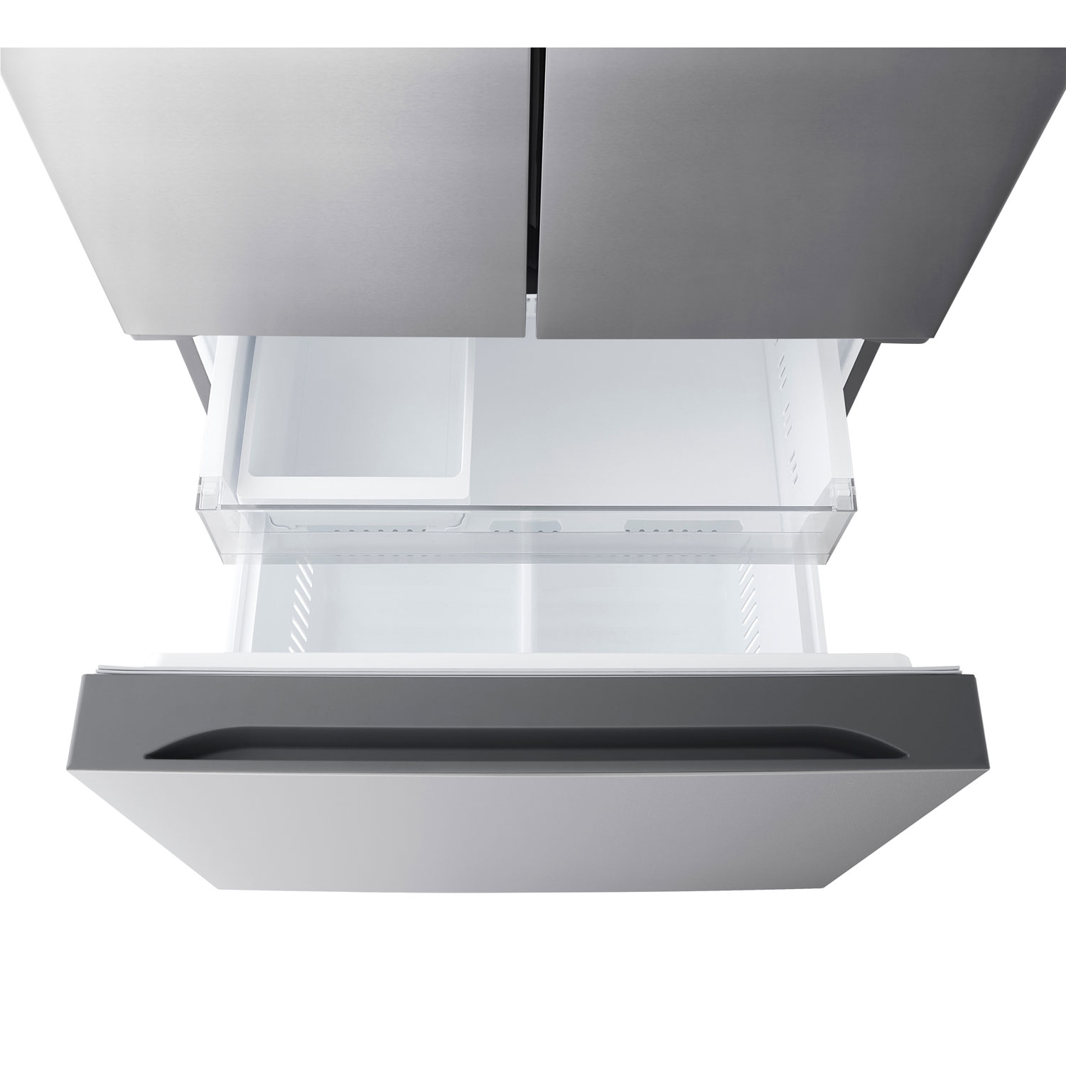 LG 33" 21 Cu. Ft. Counter-Depth French Door Refrigerator with Ice Dispenser - Stainless Steel