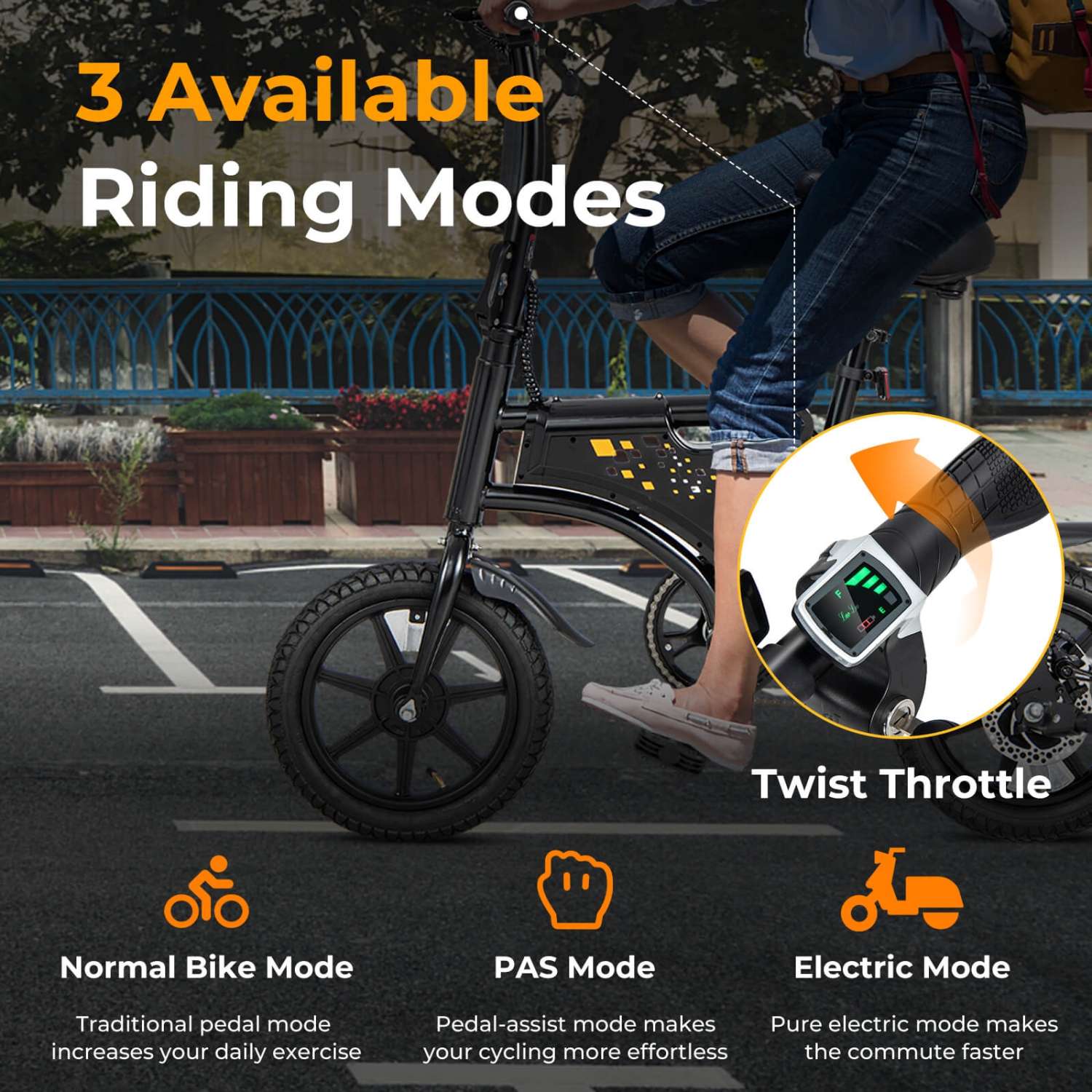 Goplus folding electric bike sale