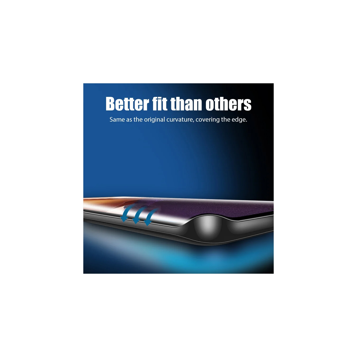 For Samsung Galaxy S23 FE Curved Screen Protector Precise Cutout Bubble Free easy installation,9H Hardness HD Tempered Glass