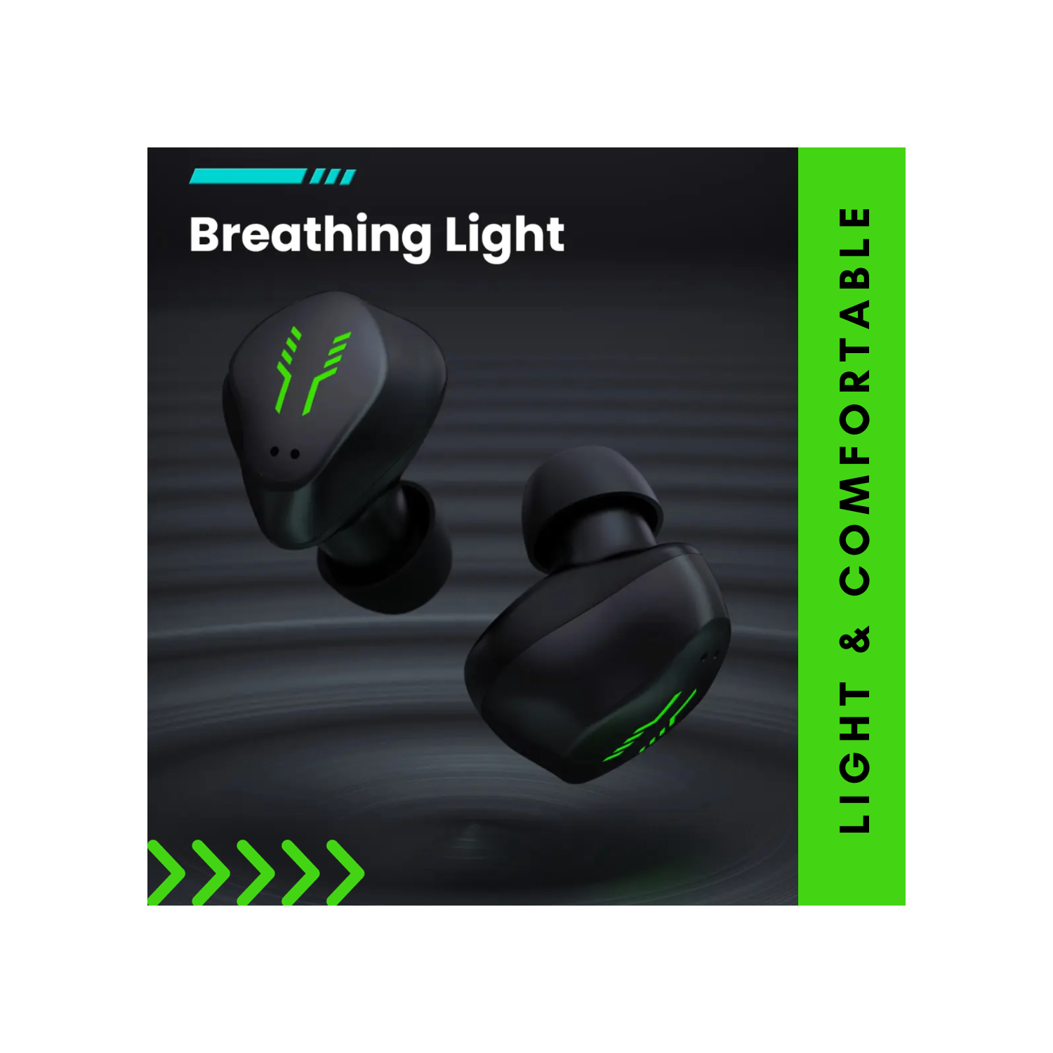 TUTT H9 TWS Casque de jeu sans fil en alliage de zinc avec micro Bt5,3 | Thermomètre | grande capacité de batterie Écouteurs à suppression du bruit