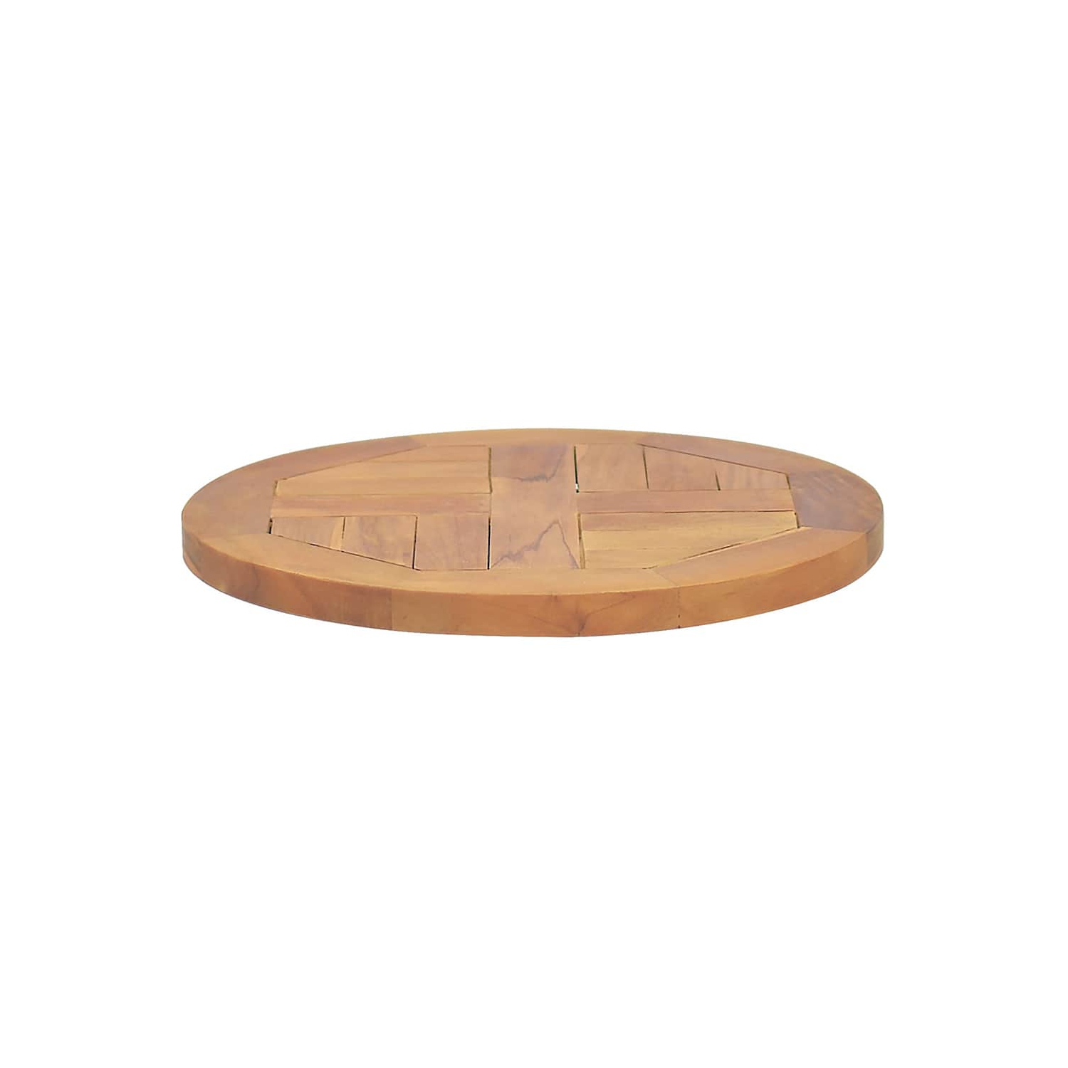 vidaXL Table Top Solid Teak Wood Round 2.5 cm 40 cm