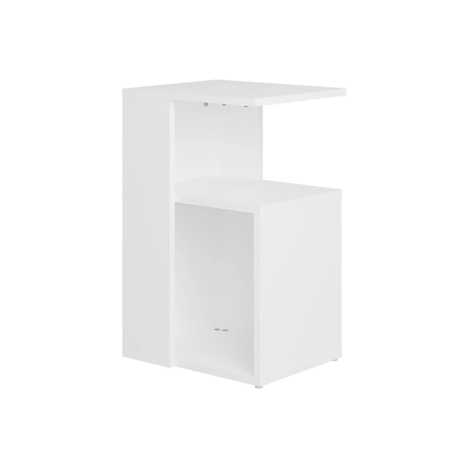 vidaXL Side Table White 36x30x56 cm Engineered Wood