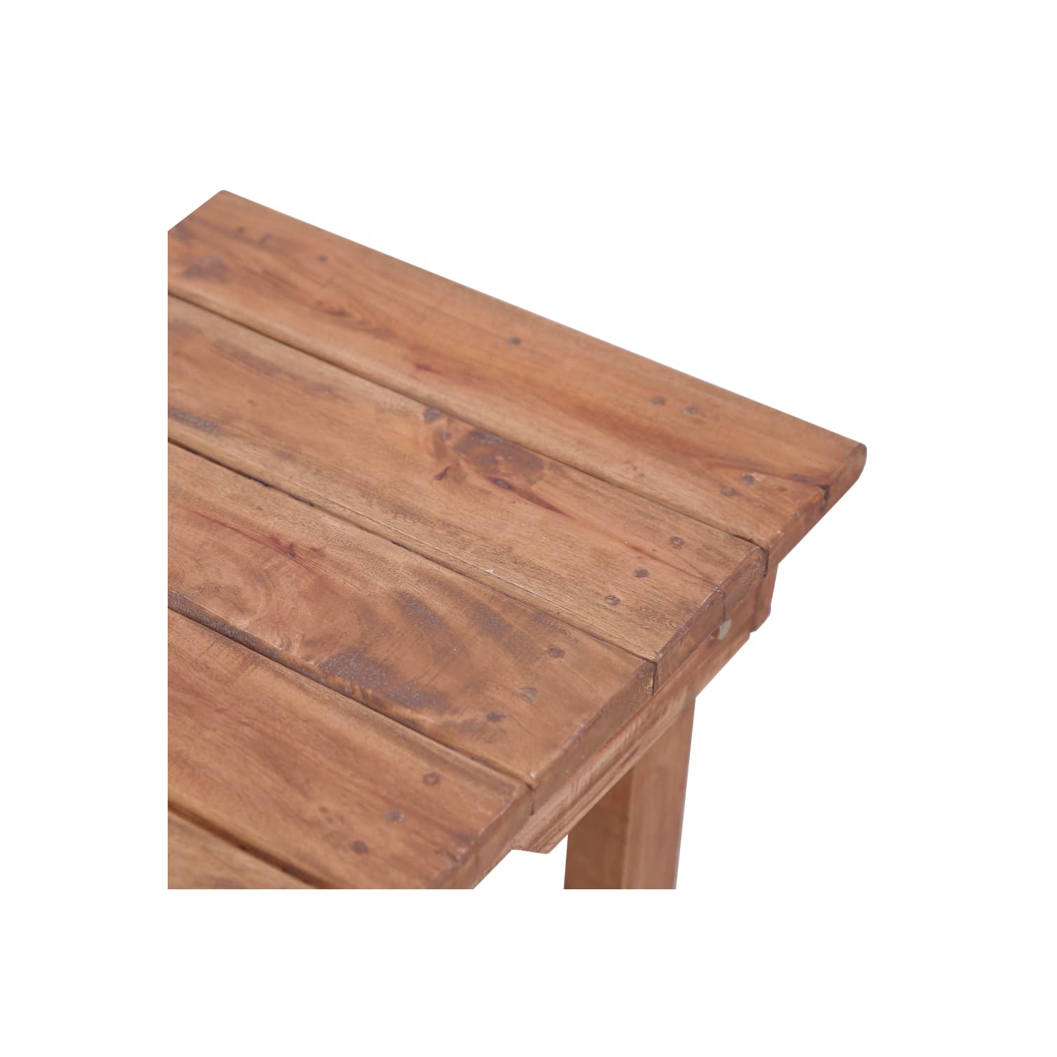 vidaXL End Table 70x35x60 cm Solid Mahogany Wood