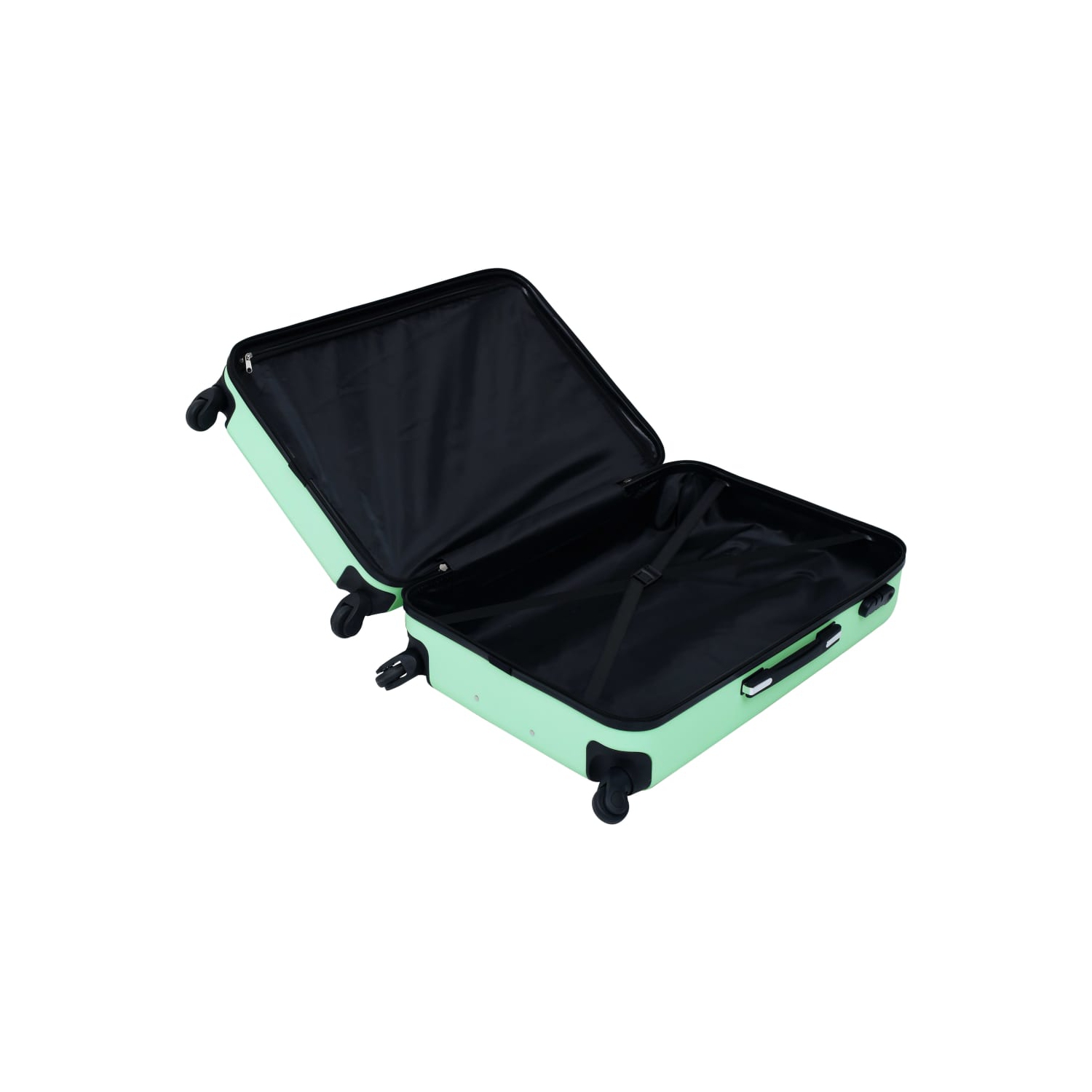 vidaXL Hardcase Trolley Set 3 pcs Mint ABS