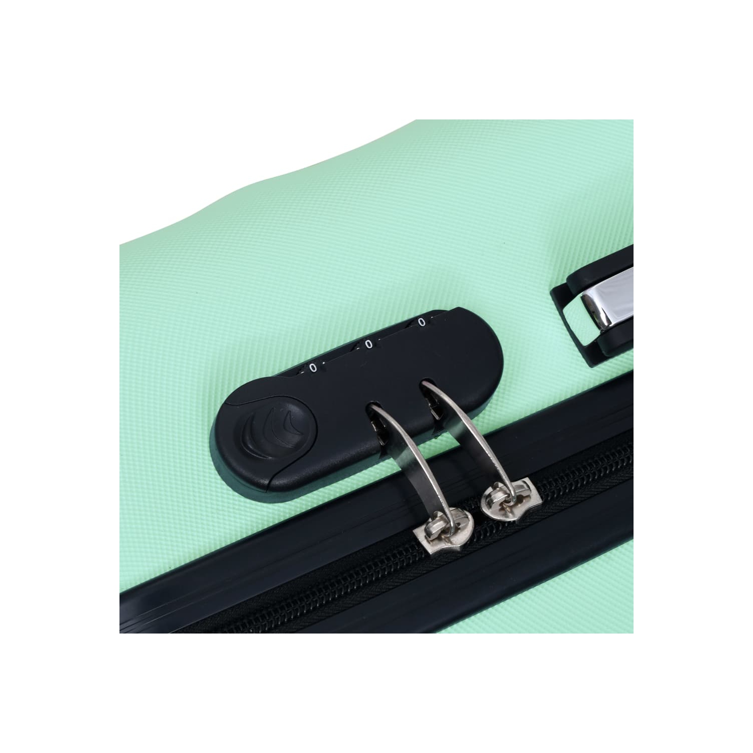 vidaXL Hardcase Trolley Set 3 pcs Mint ABS