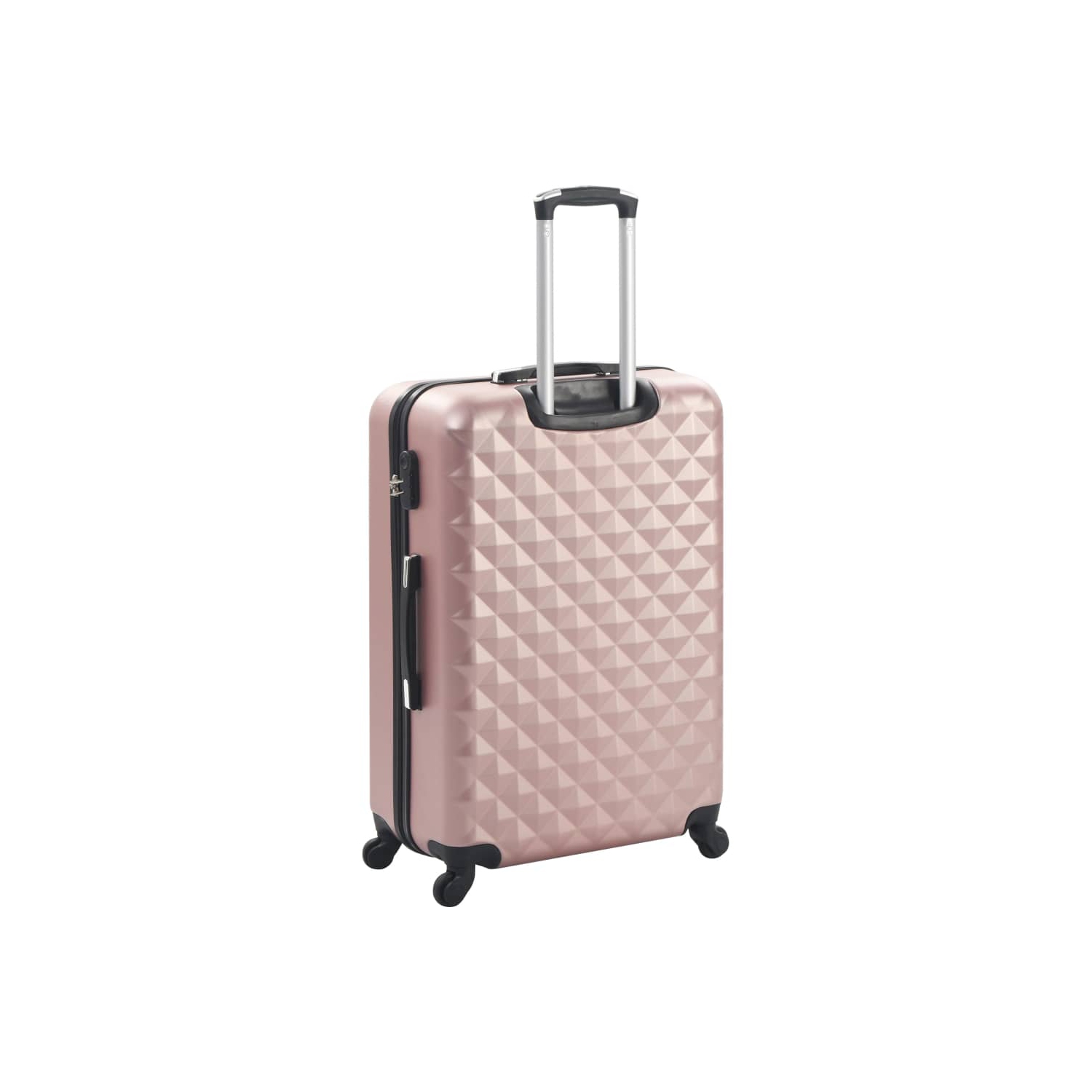 vidaXL Hardcase Trolley Set 3 pcs Rose Gold ABS
