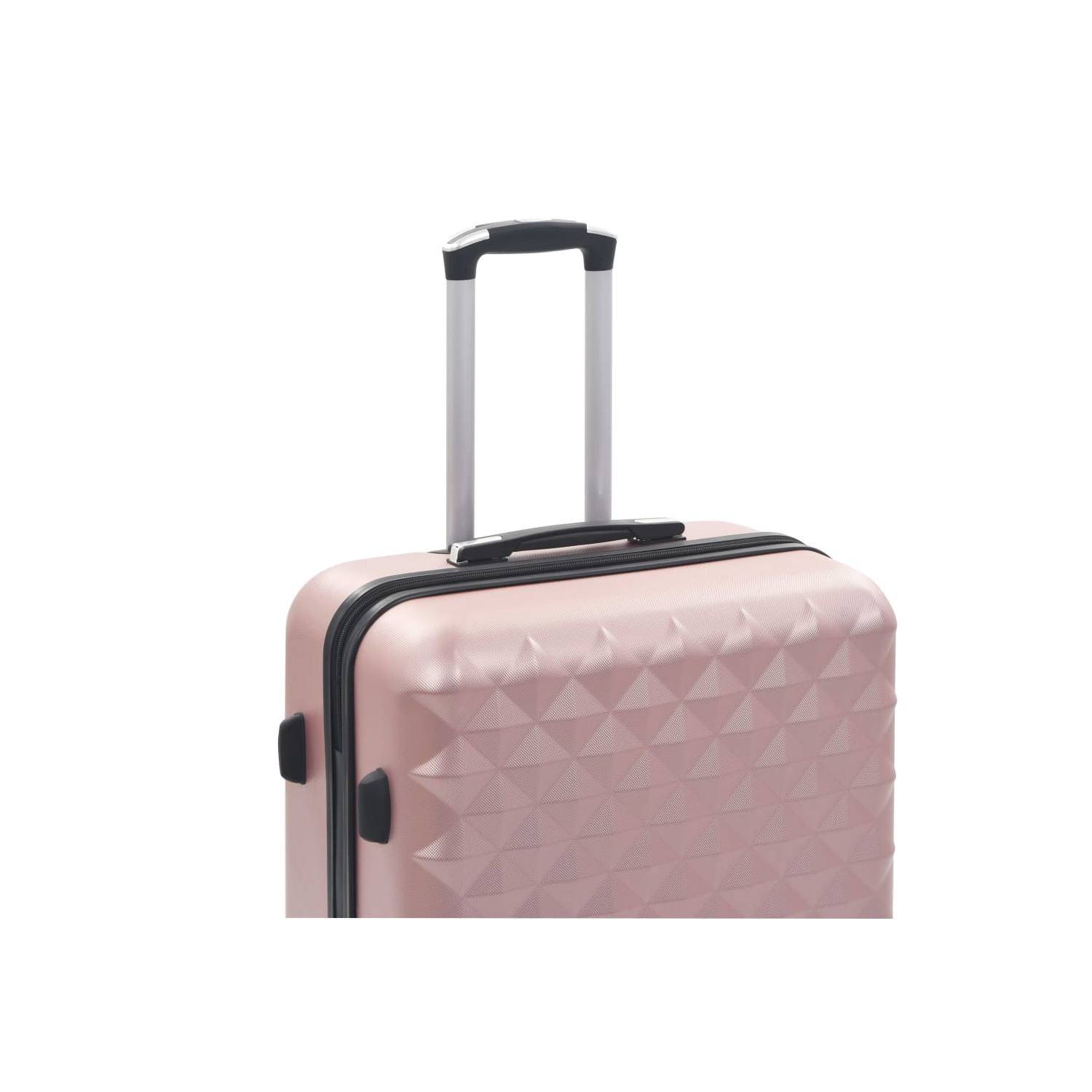 vidaXL Hardcase Trolley Set 3 pcs Rose Gold ABS