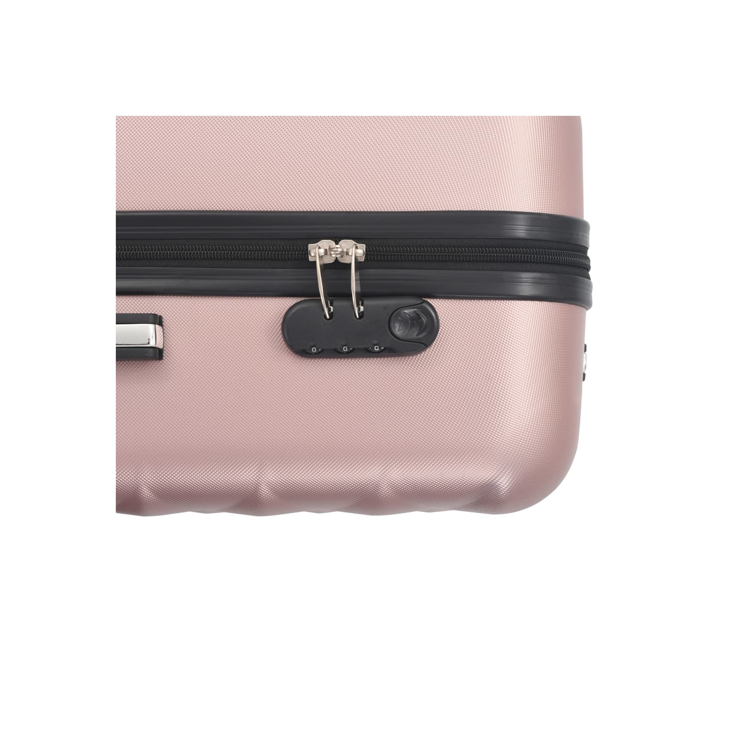 vidaXL Hardcase Trolley Set 3 pcs Rose Gold ABS