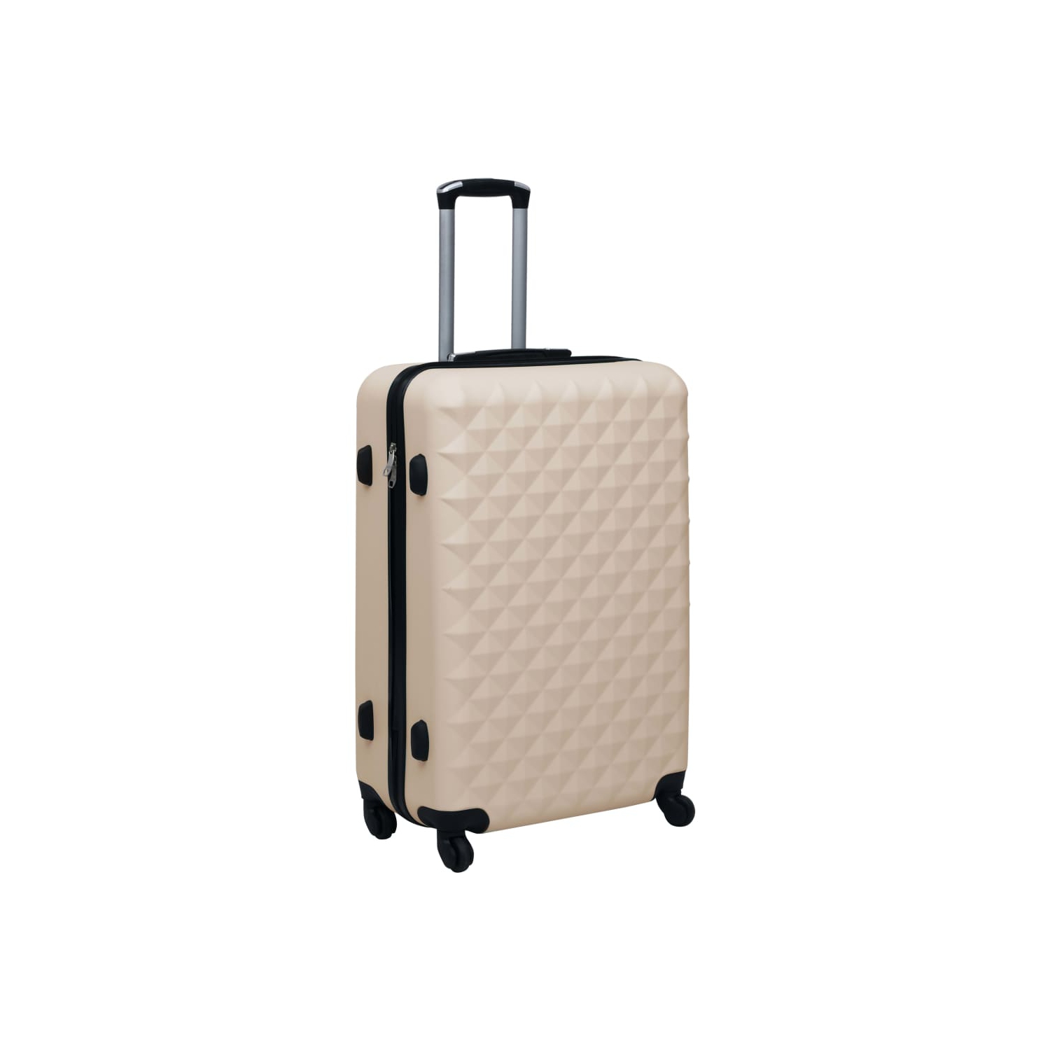vidaXL Hardcase Trolley Set 3 pcs Gold ABS