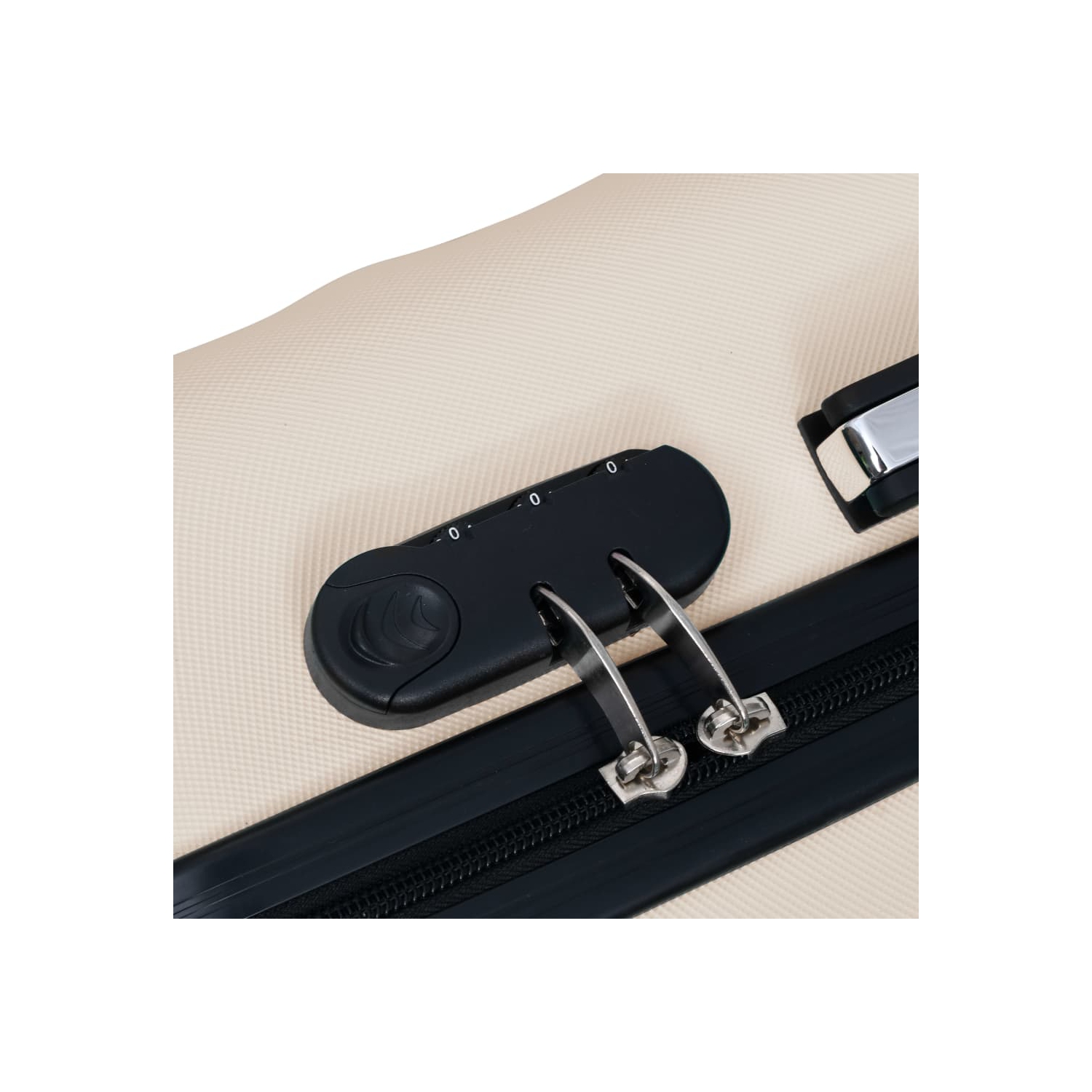 vidaXL Hardcase Trolley Set 3 pcs Gold ABS