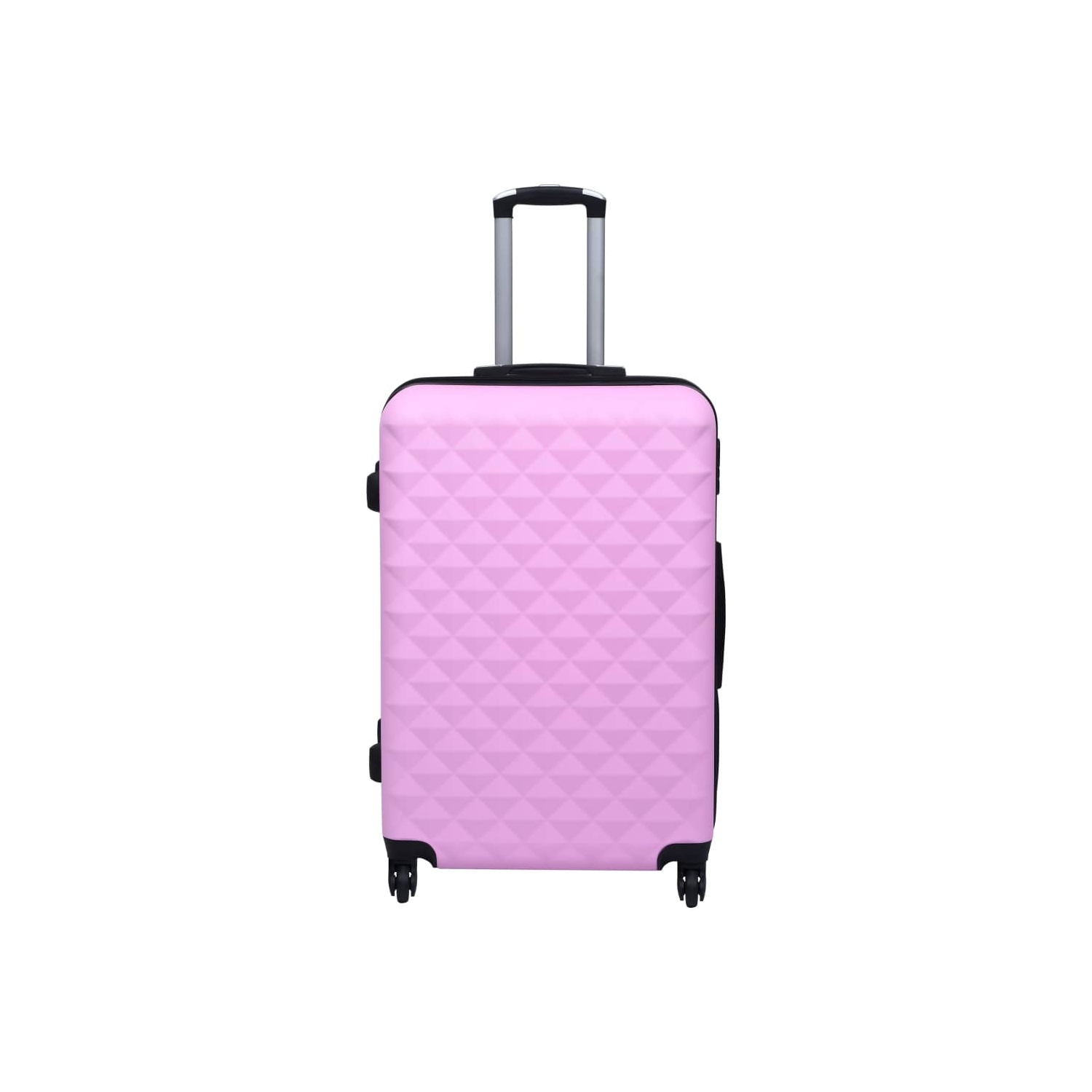 vidaXL Hardcase Trolley Set 3 pcs Pink ABS
