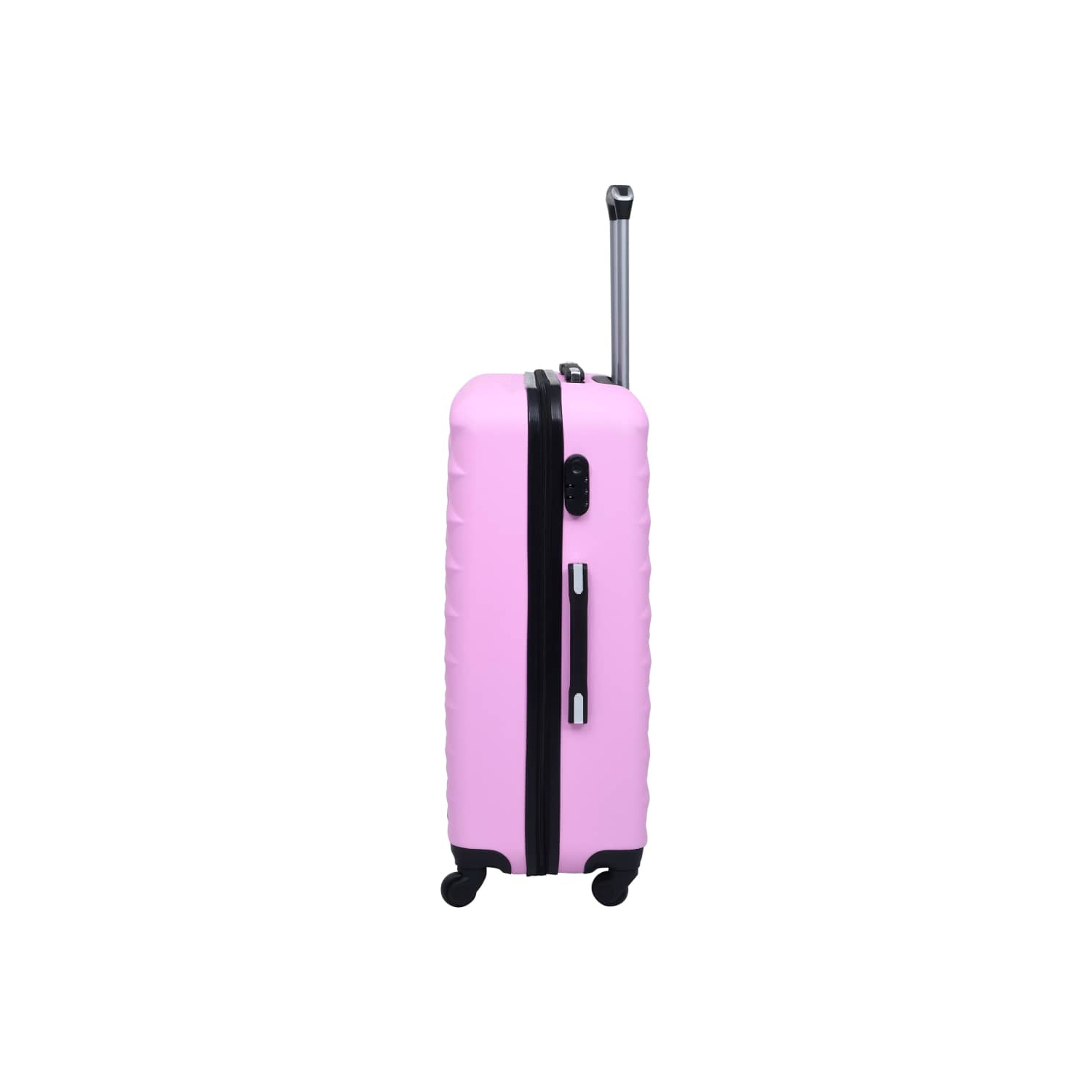 vidaXL Hardcase Trolley Set 3 pcs Pink ABS