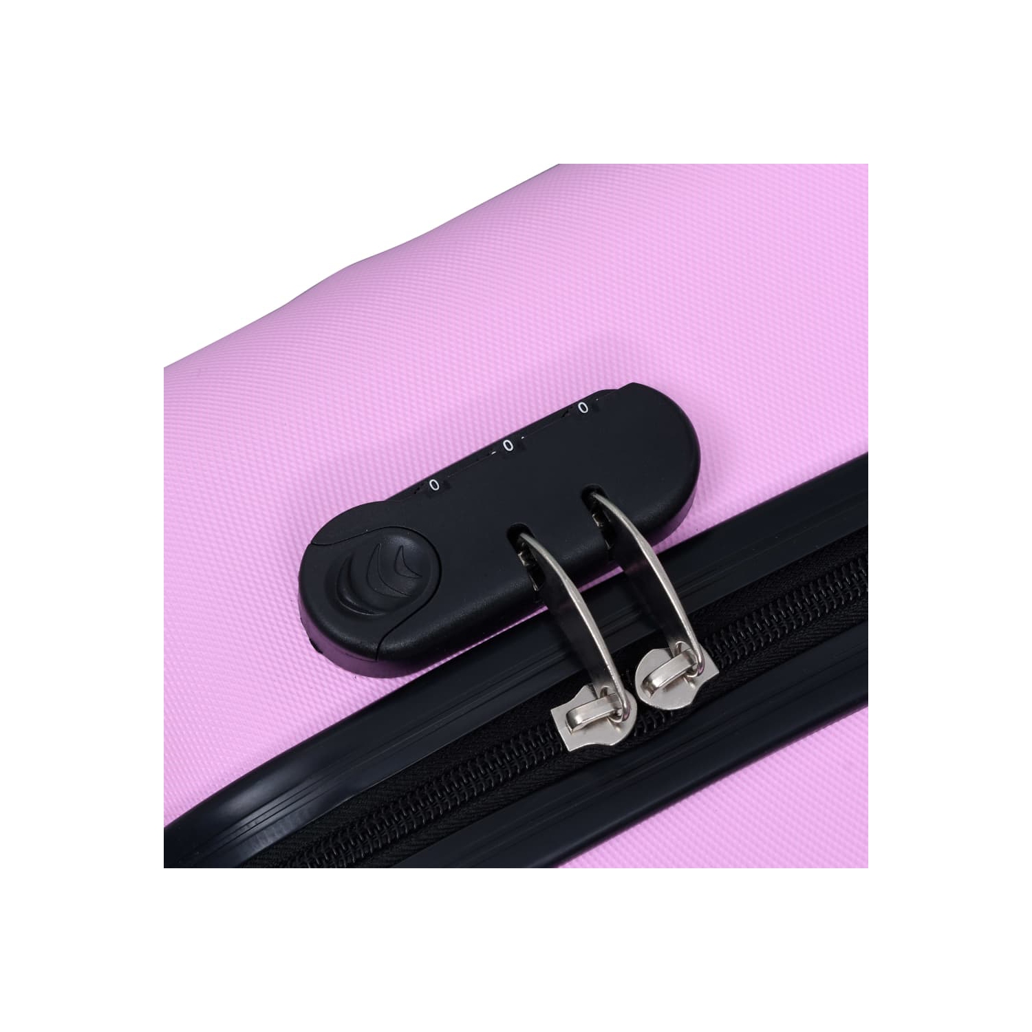 vidaXL Hardcase Trolley Set 3 pcs Pink ABS