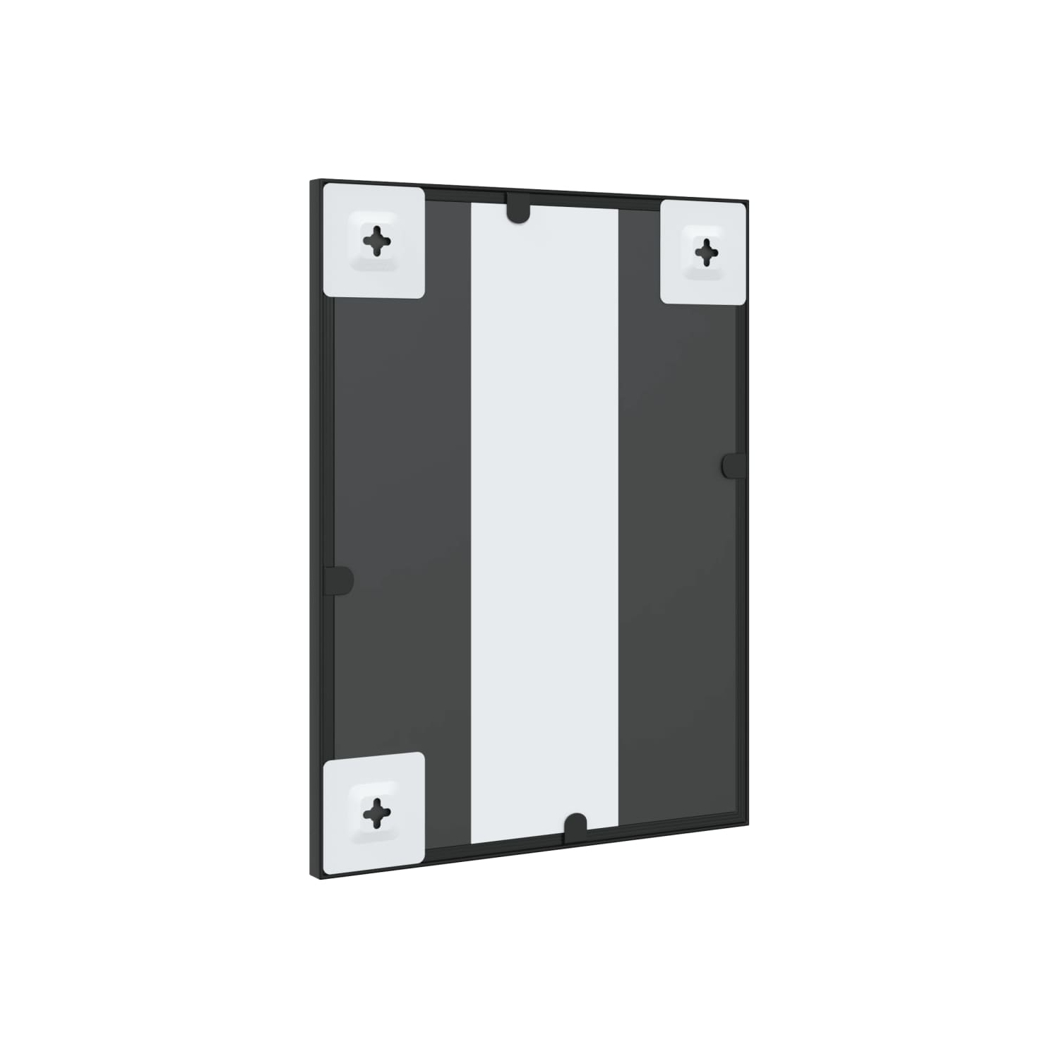 vidaXL Wall Mirror Black 30x40 cm Rectangle Iron